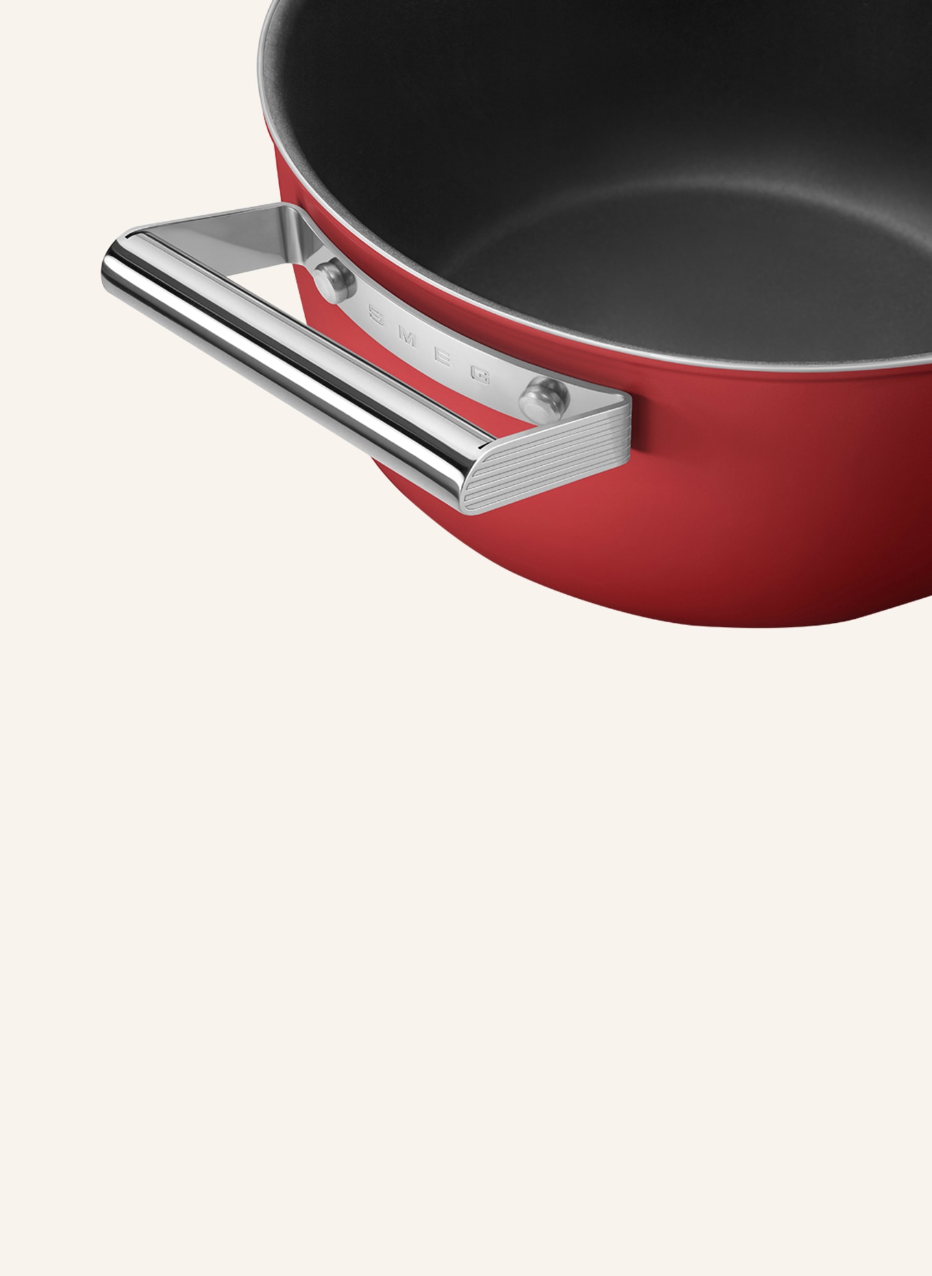 SMEG Cooking pot CKFC2411, Color: RED (Image 4)