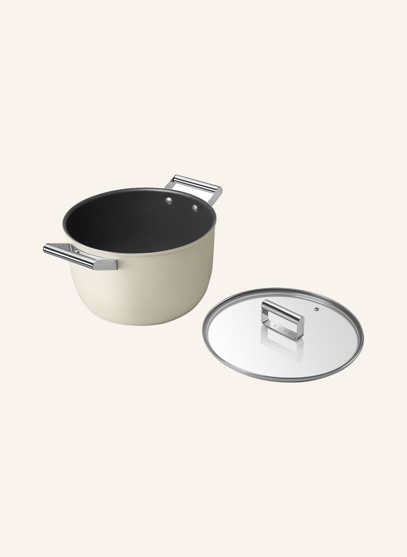 SMEG Cooking pot CKFC2611, Color: CREAM (Image 2)