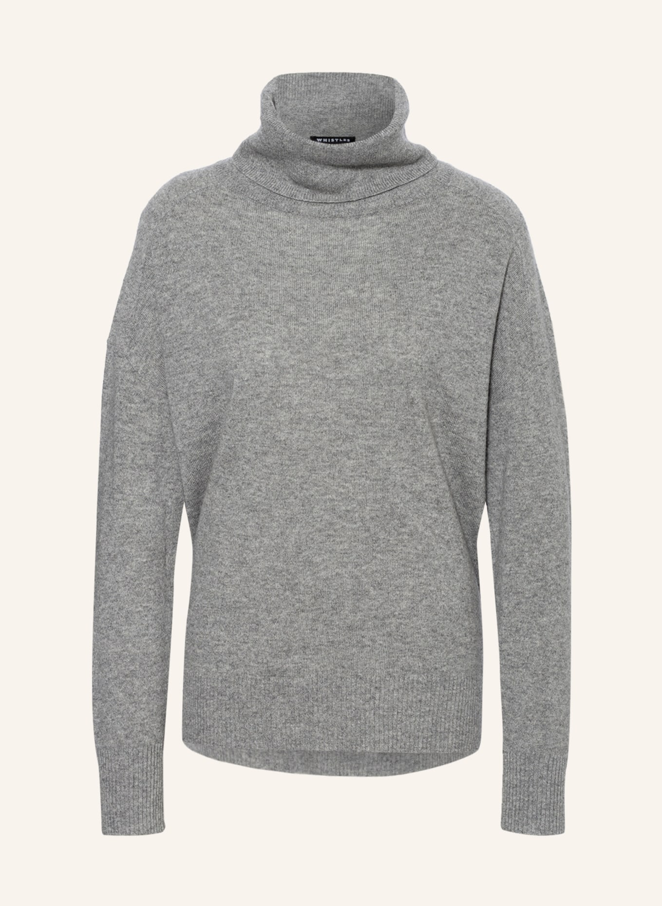 WHISTLES Cashmere sweater, Color: GRAY (Image 1)