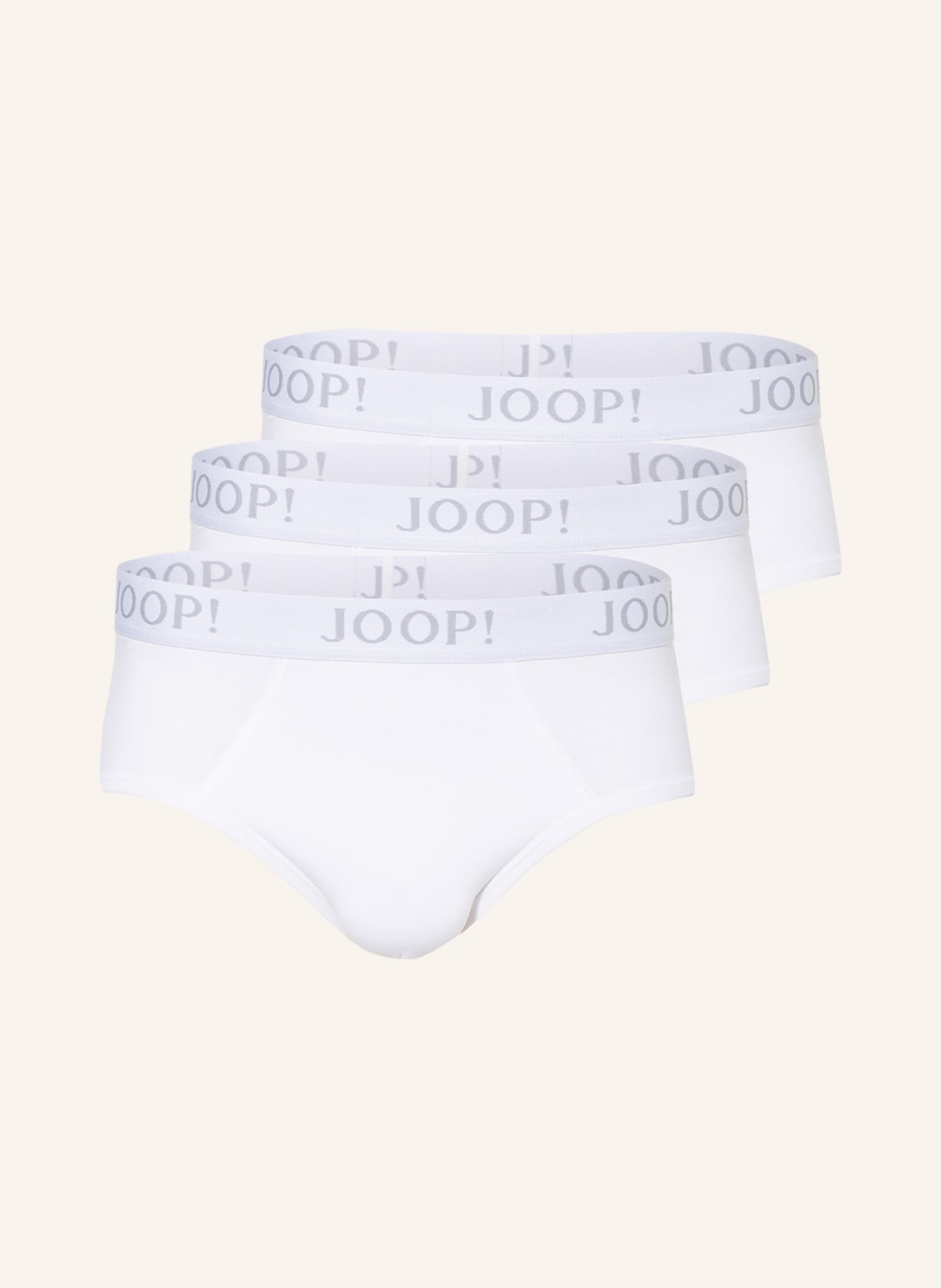 JOOP! 3er-Pack Slips, Farbe: WEISS (Bild 1)