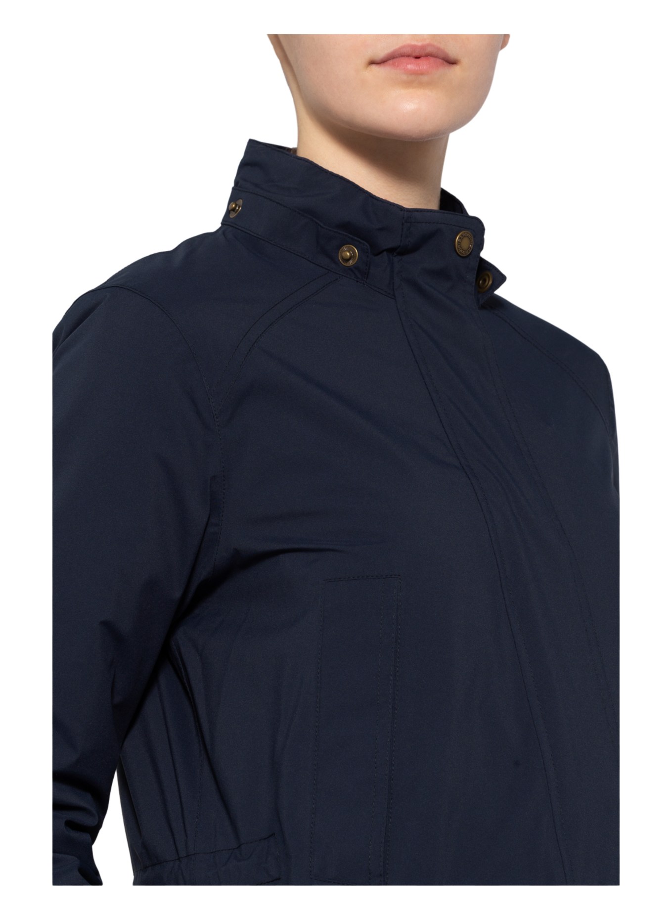 Barbour Fieldjacket CLYDE mit abnehmbarer Kapuze, Farbe: DUNKELBLAU (Bild 5)