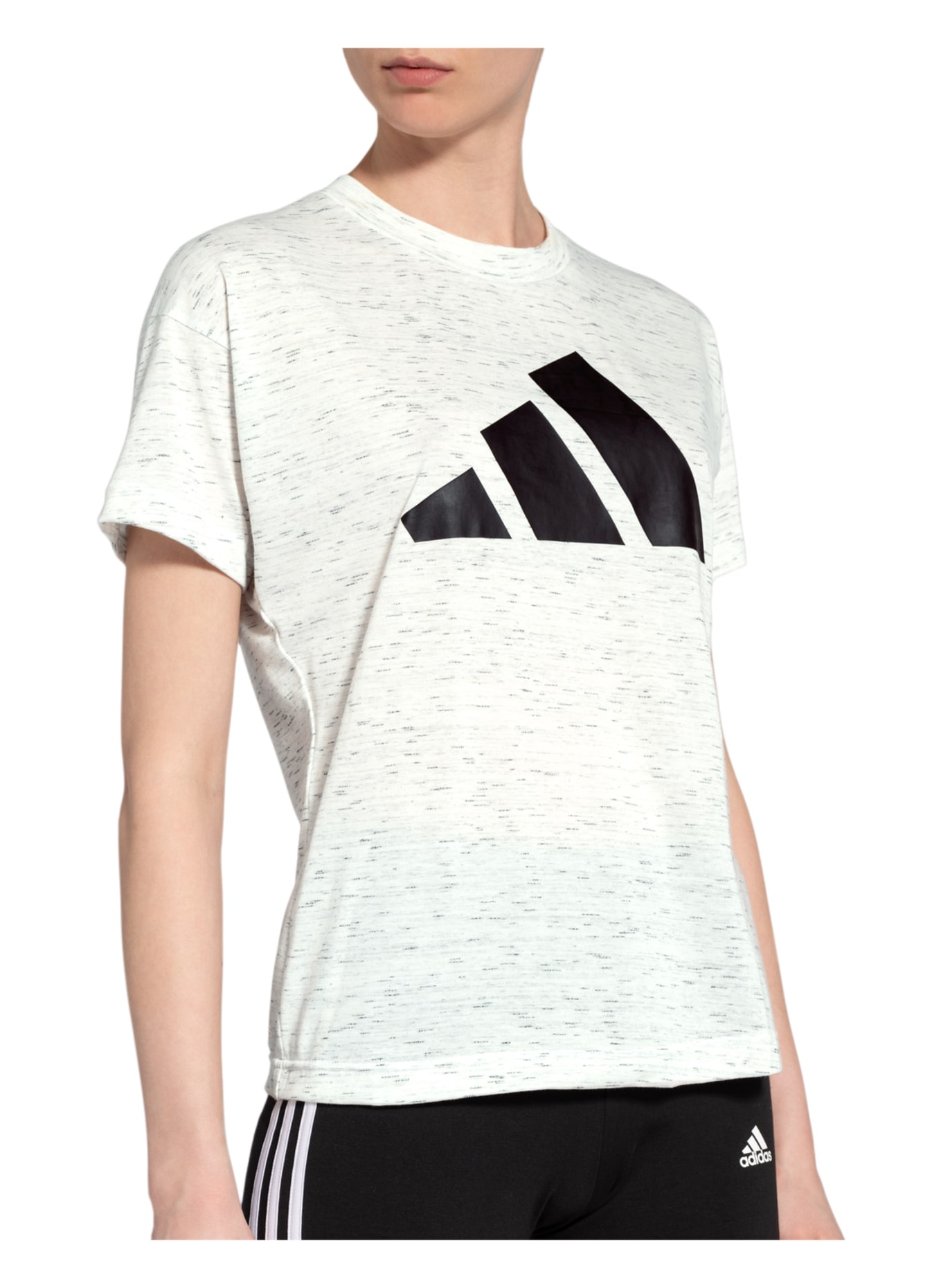 adidas T-shirt SPORTSWEAR WINNERS 2.0: WHITE / GRAY / BLACK