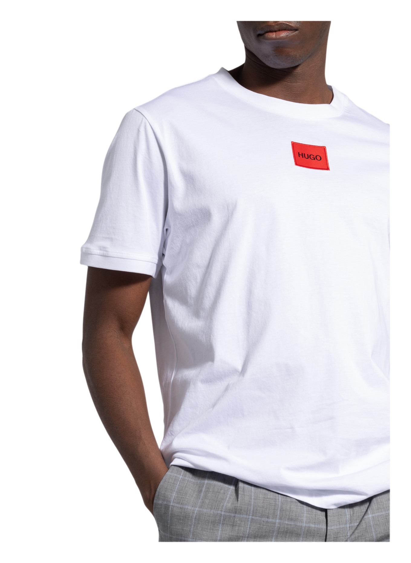 HUGO T-Shirt DIRAGOLINO, Farbe: WEISS (Bild 4)