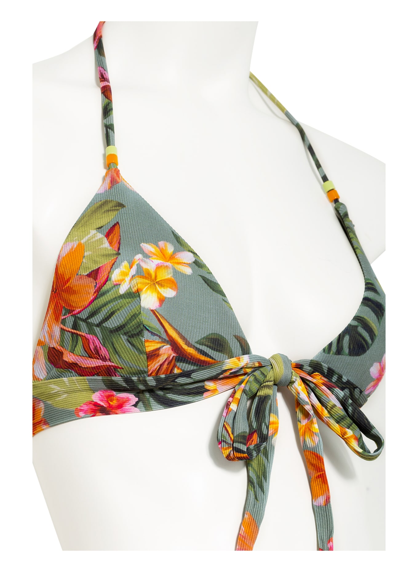 BANANA MOON Neckholder-Bikini-Top TOUHO, Farbe: GRÜN/ OLIV/ ROSA (Bild 6)