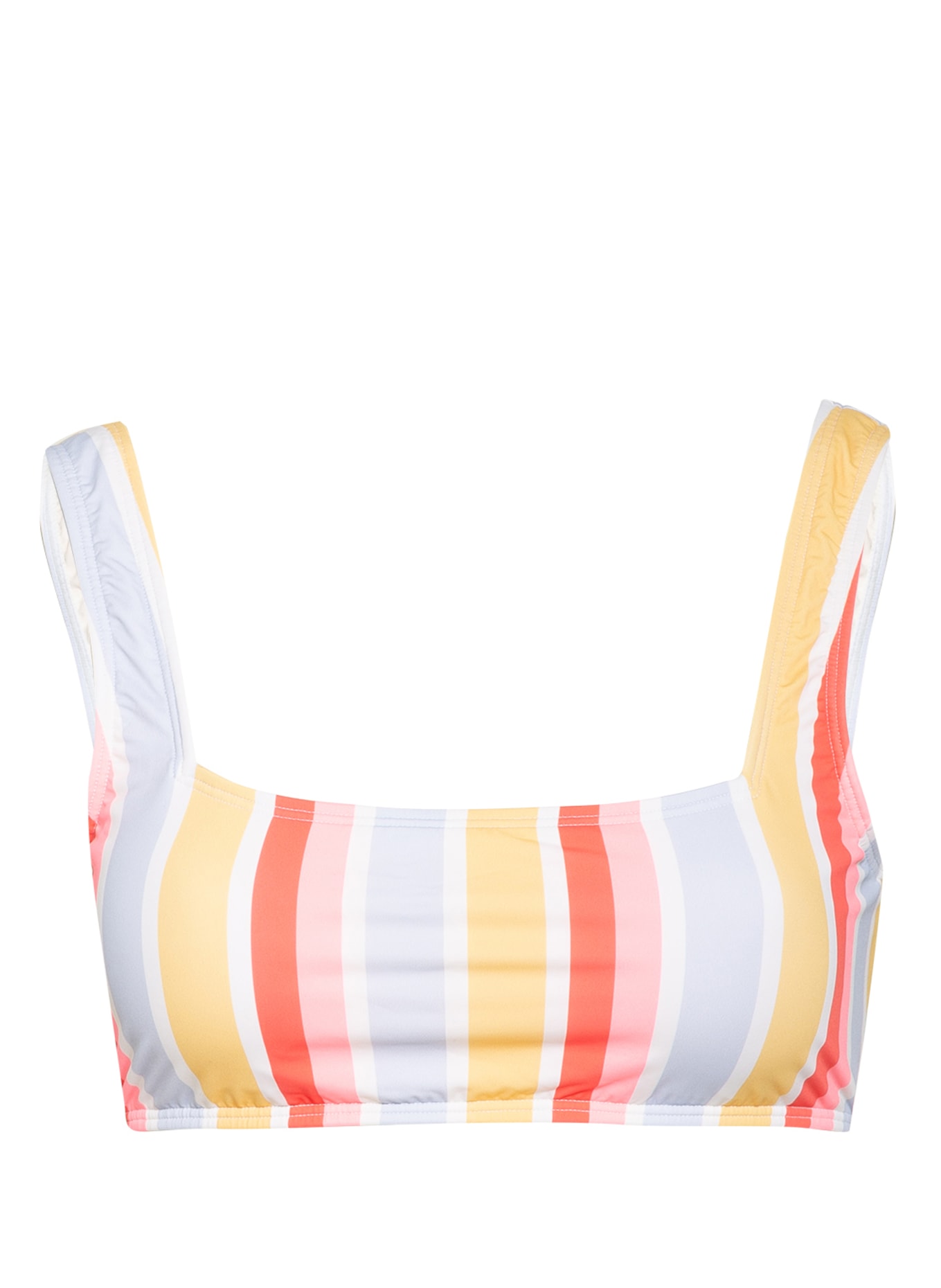 BILLABONG Bustier-Bikini-Top SOL SEARCHER, Farbe: HELLBLAU/ WEISS/ ROT (Bild 1)
