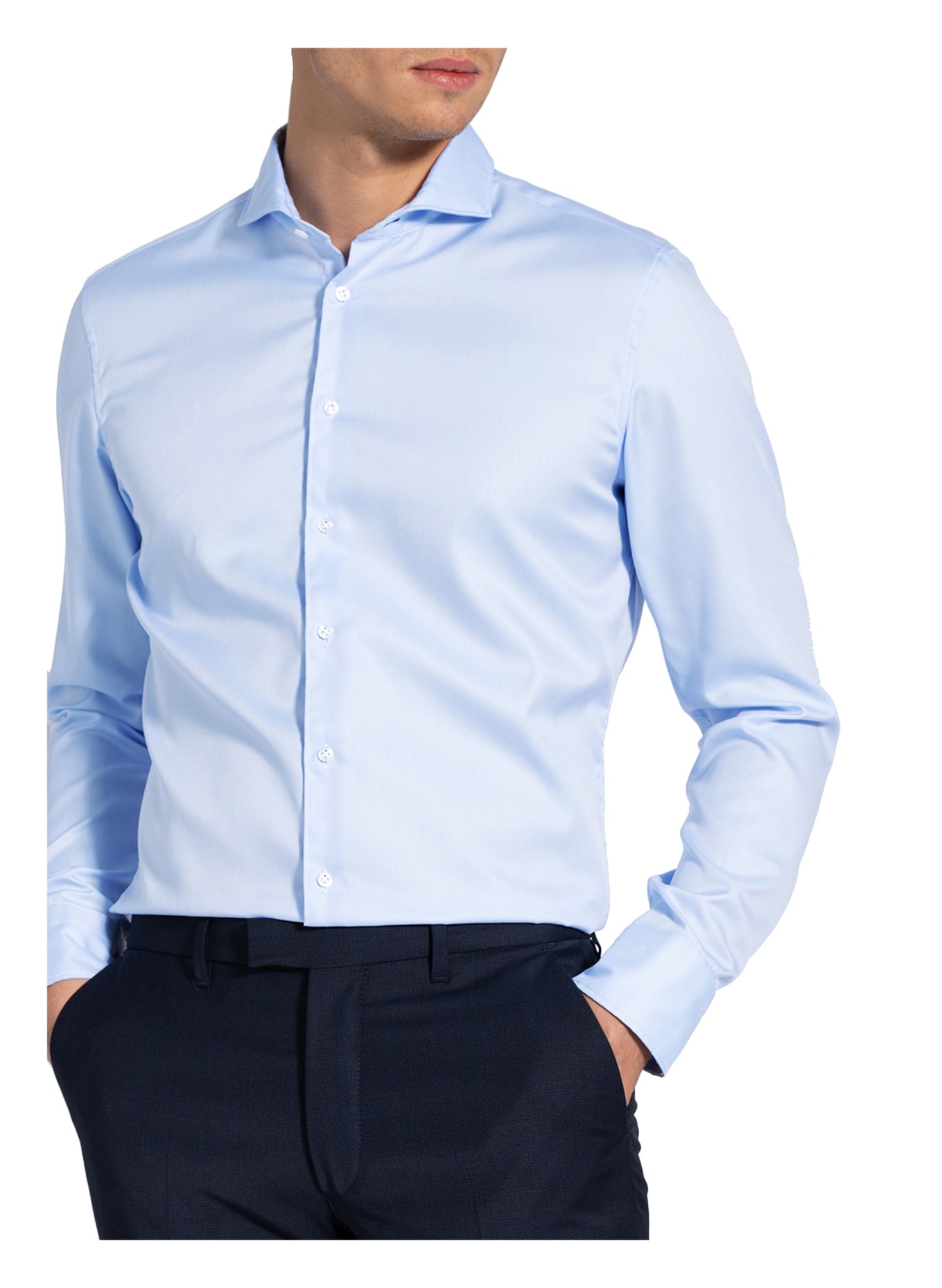 fakts Shirt LUCA slim fit, Color: LIGHT BLUE (Image 4)