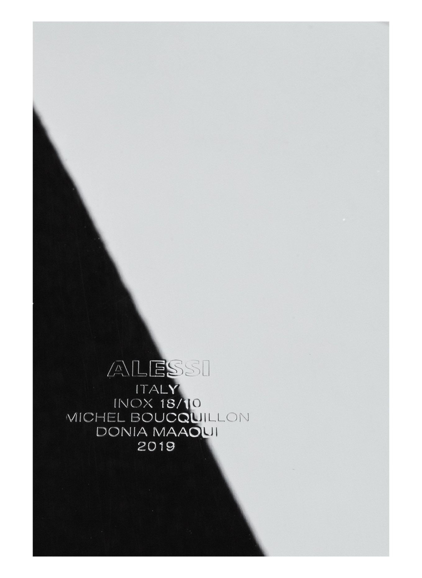 ALESSI Schale BARKET: SILBER