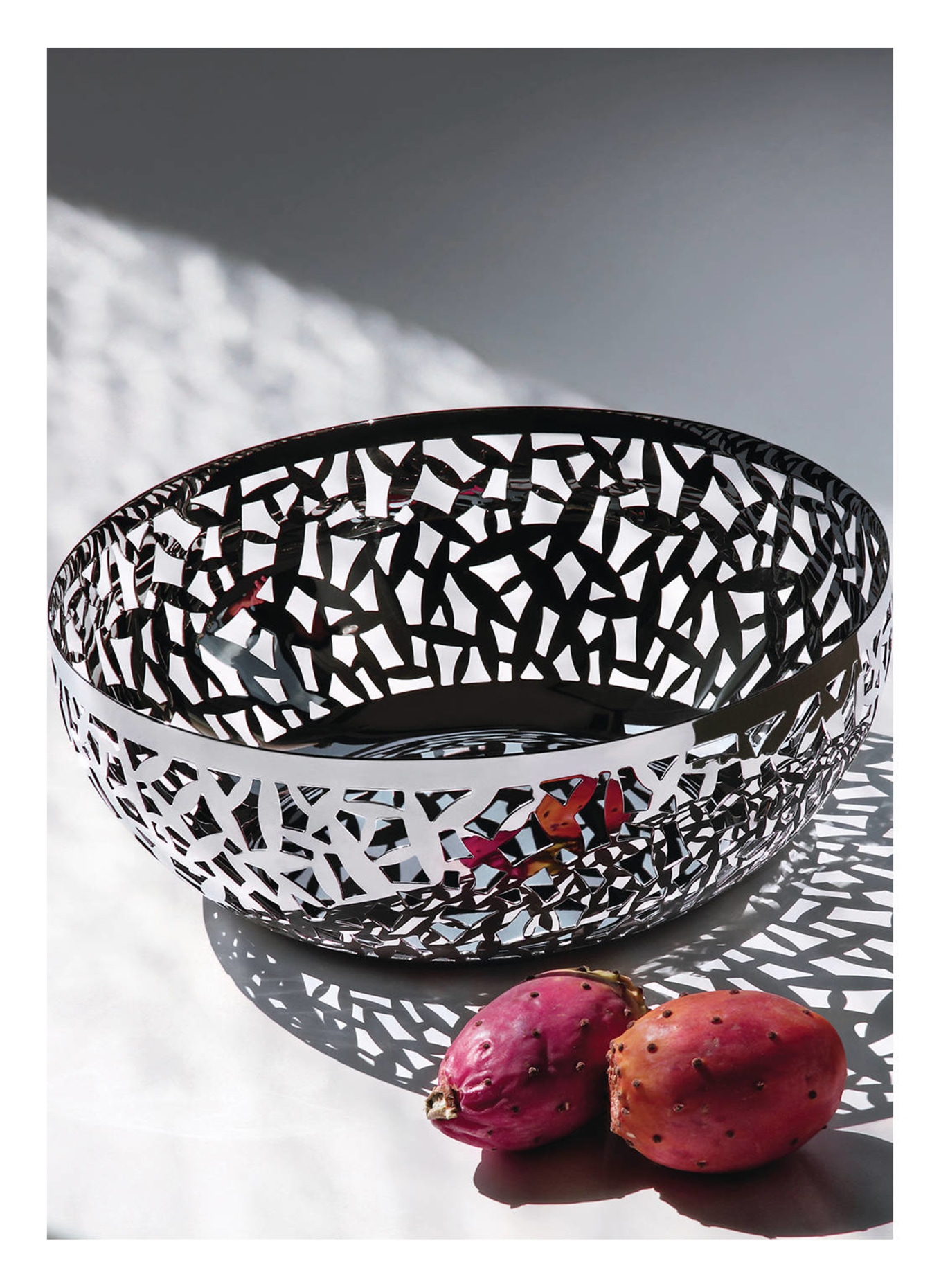 ALESSI Fruit bowl CACTUS, Color: SILVER (Image 4)