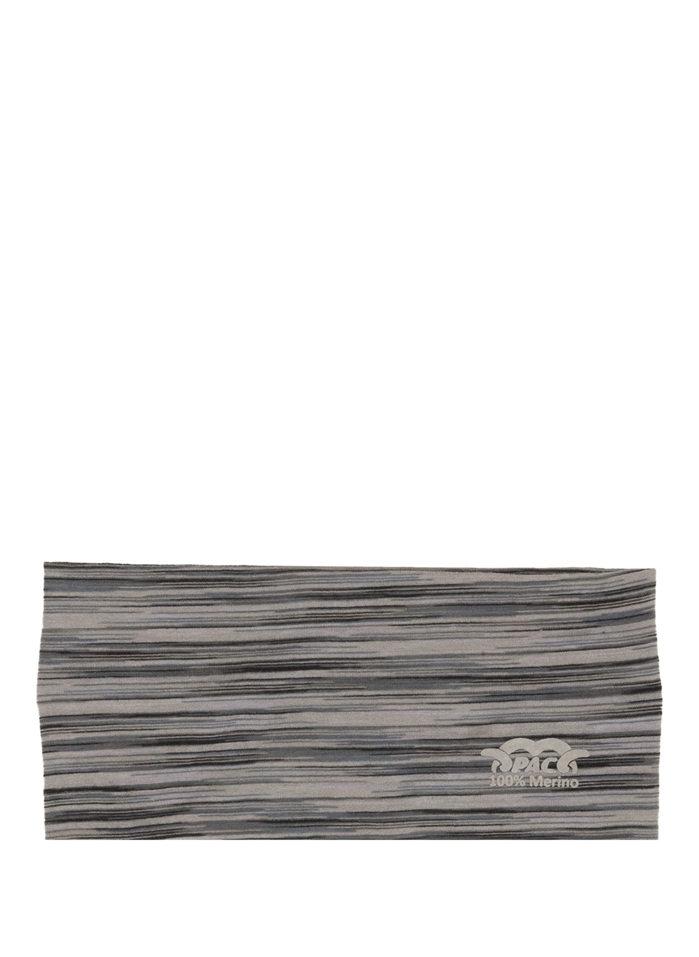 P.A.C. Stirnband aus Merinowolle, Farbe: GRAU/ HELLGRAU/ SCHWARZ (Bild 1)