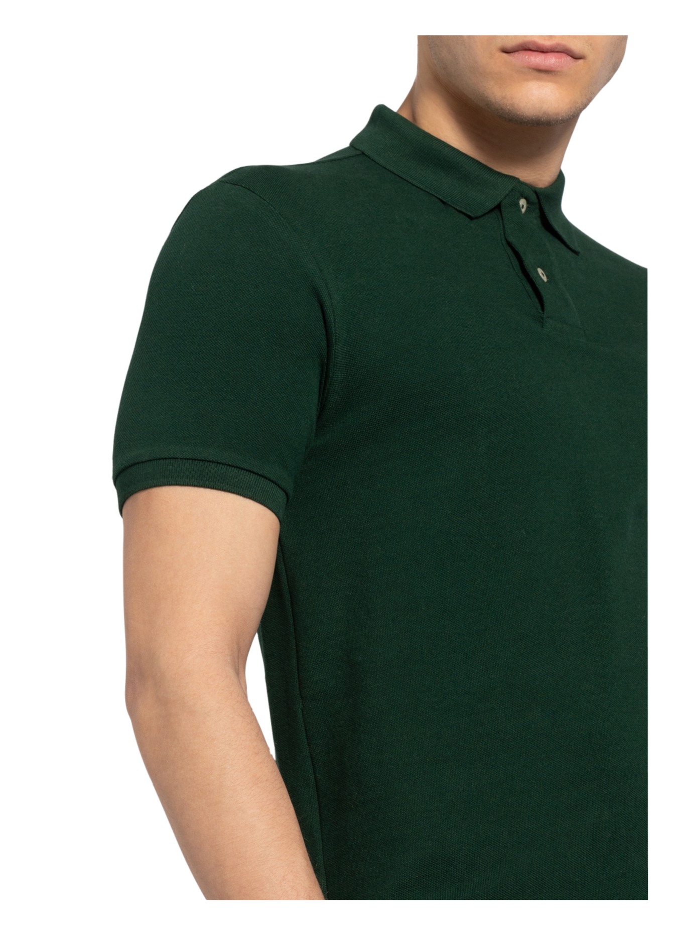 POLO RALPH LAUREN Piqué-Poloshirt Slim Fit, Farbe: DUNKELGRÜN (Bild 4)