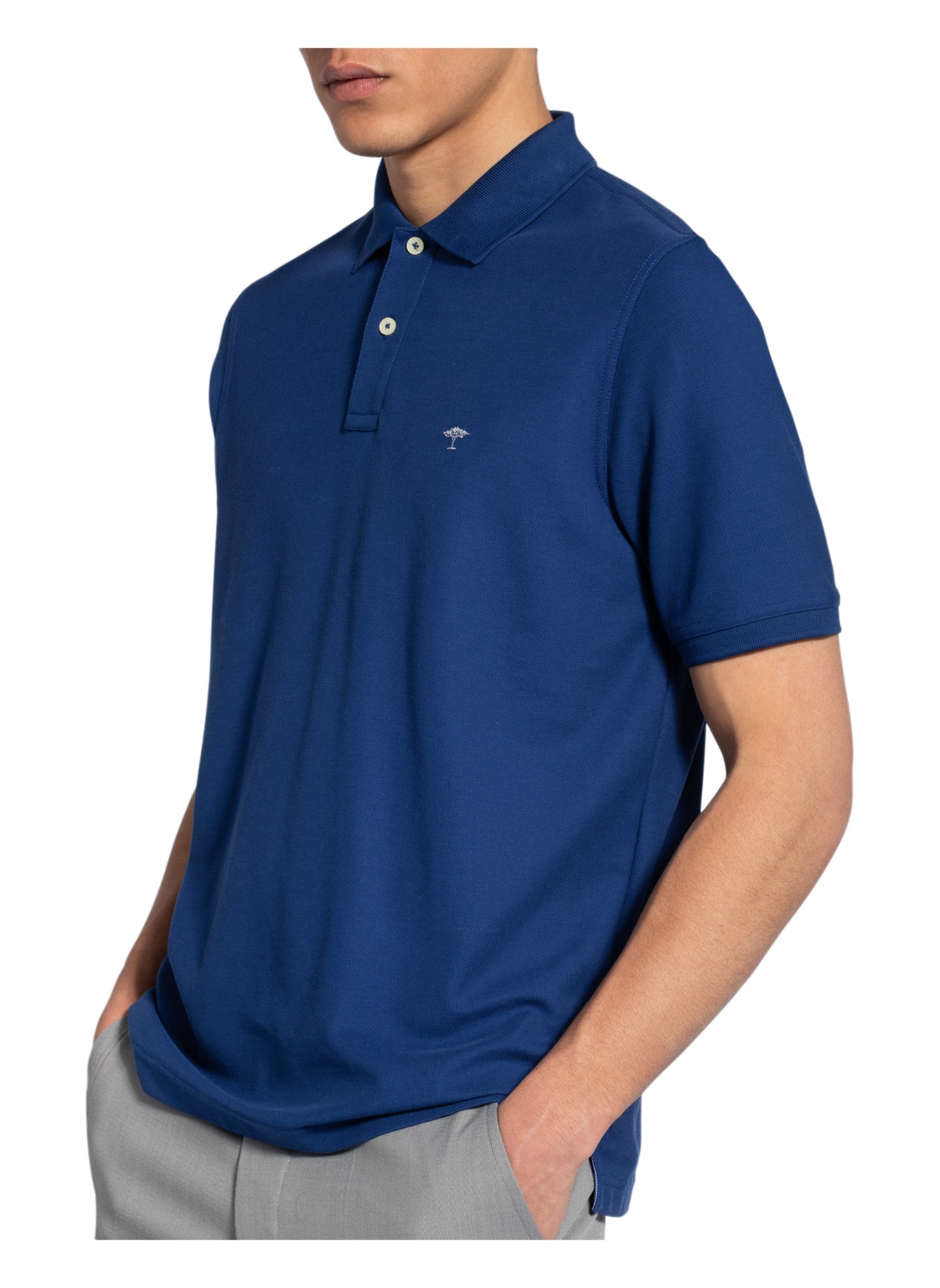 FYNCH-HATTON Piqué-Poloshirt, Farbe: BLAU (Bild 4)