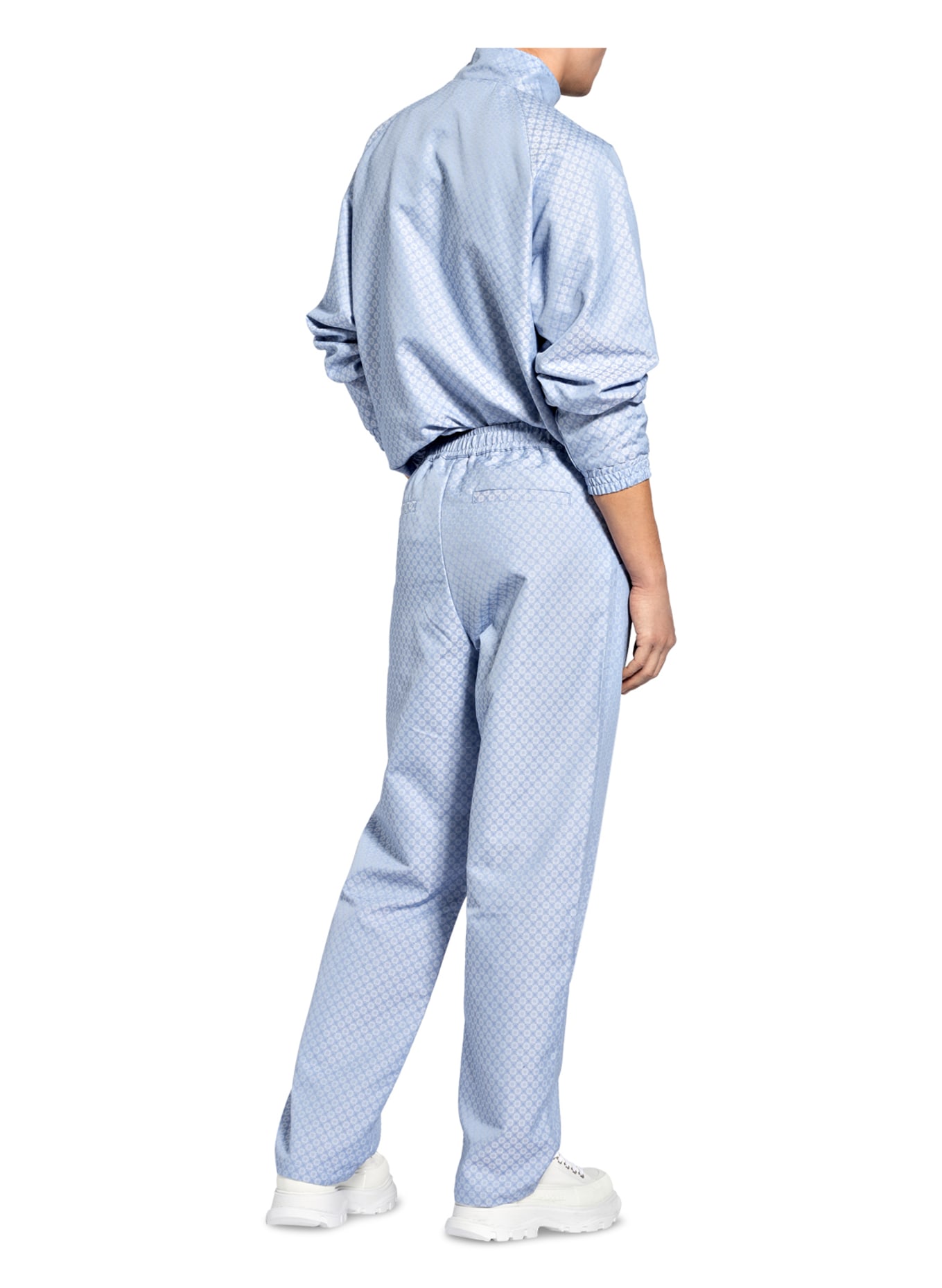 DAILY PAPER Jacquard trousers KASIM , Color: LIGHT BLUE (Image 3)