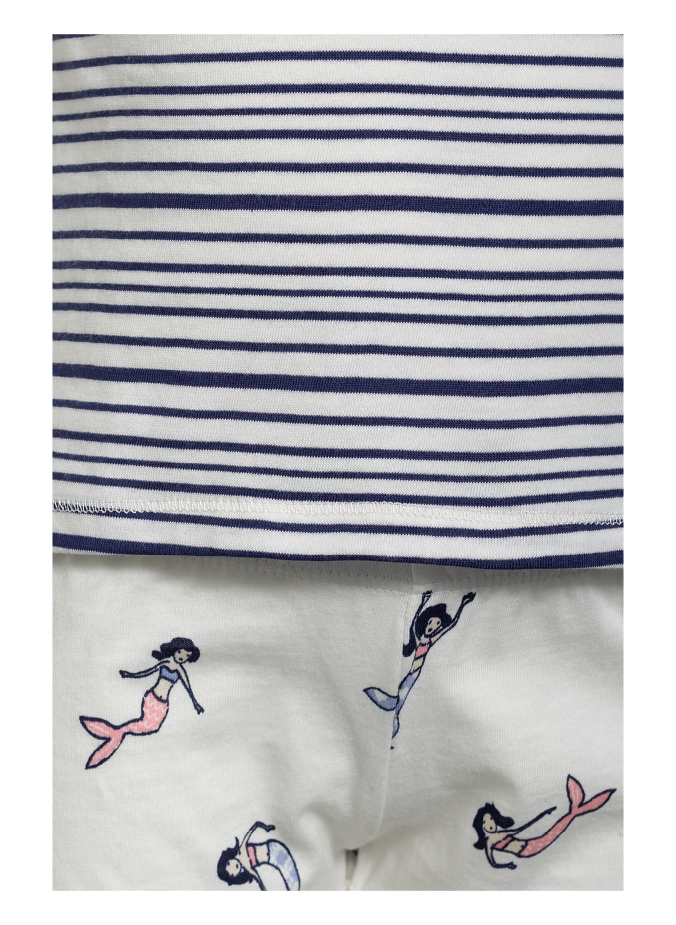 Sanetta Shorty-Schlafanzug, Farbe: WEISS/ DUNKELBLAU (Bild 3)