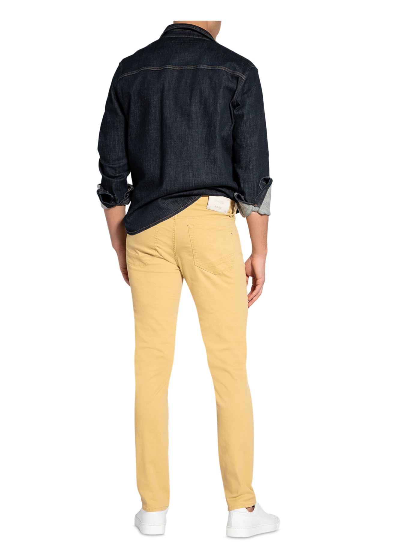 BRAX Trousers CHUCK HI-FLEX modern fit, Color: DARK YELLOW (Image 3)