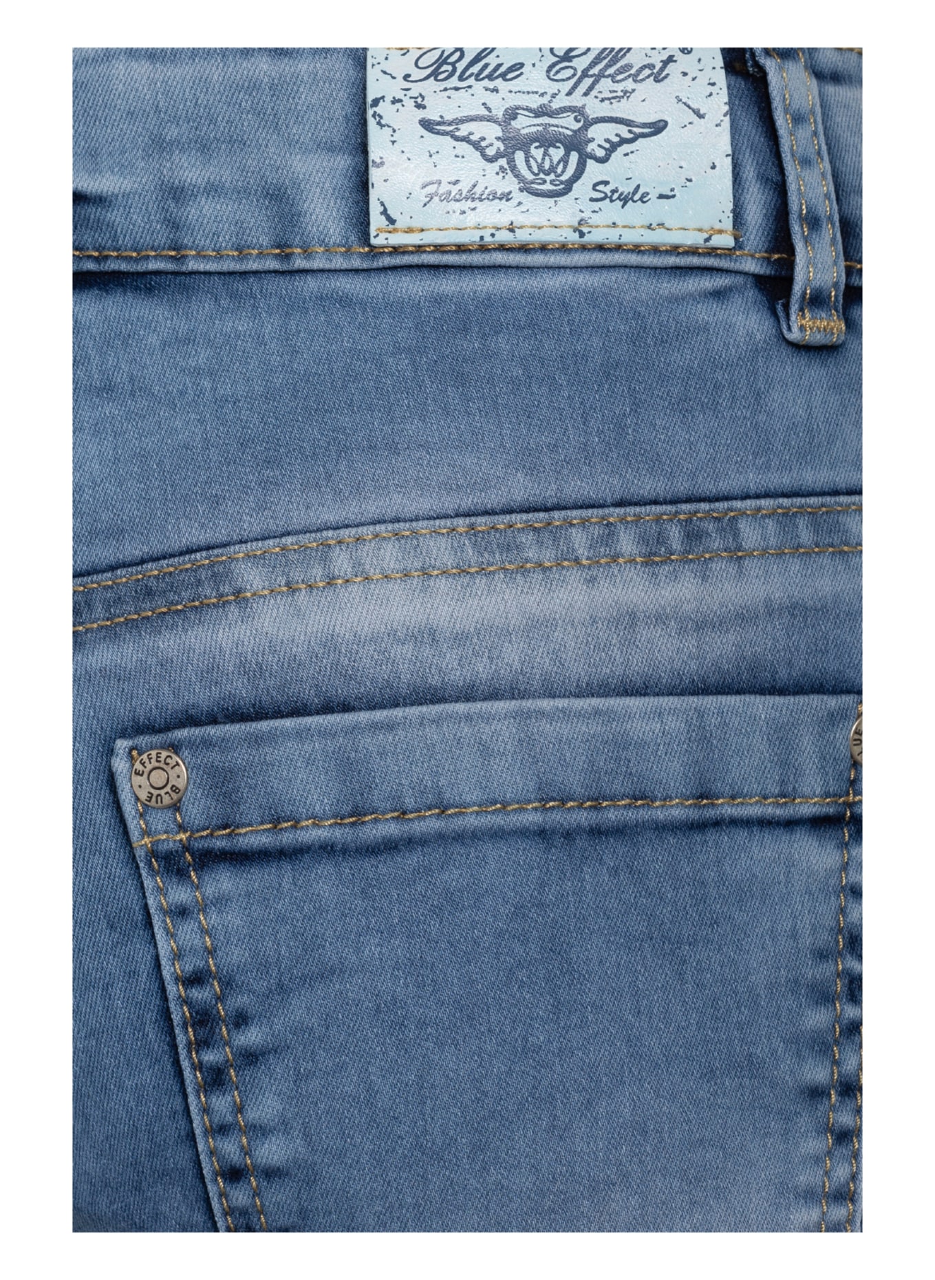 BLUE EFFECT Džínové šortky, Barva: TMAVĚ MODRÁ (Obrázek 3)