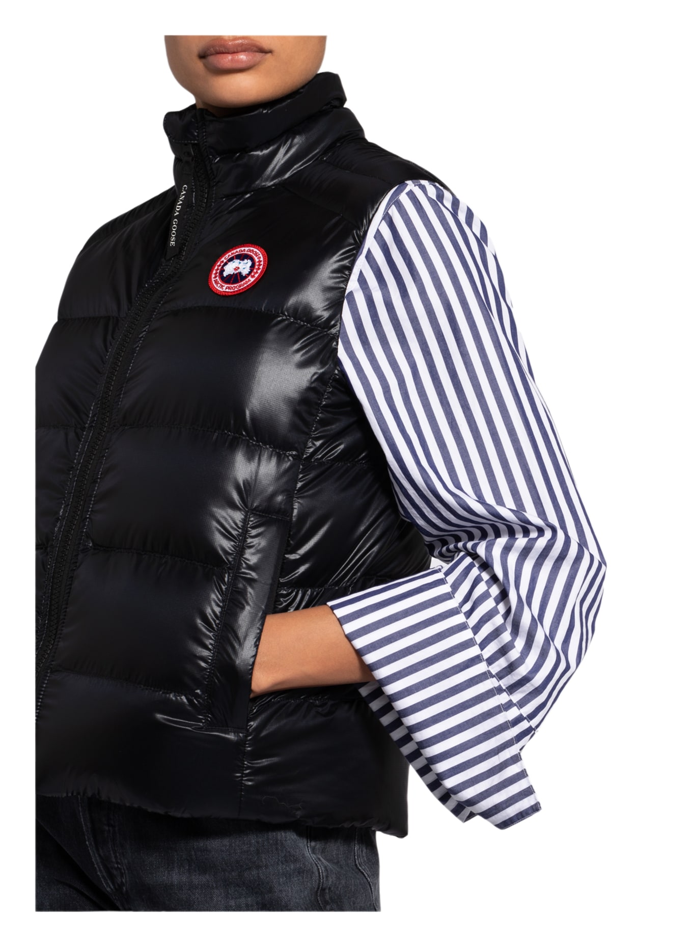 CANADA GOOSE Down vest CYPRESS, Color: BLACK (Image 4)