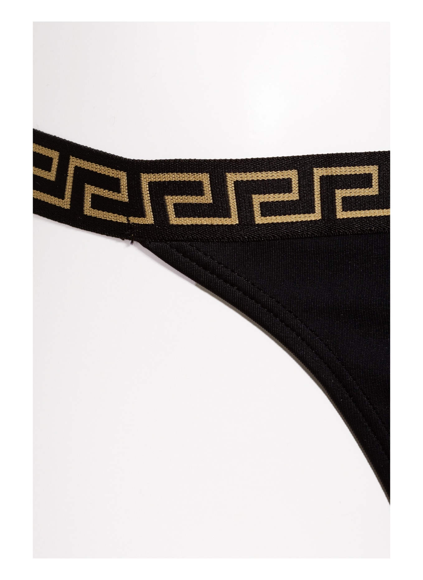 VERSACE Basic bikini bottoms, Color: BLACK/ GOLD (Image 4)