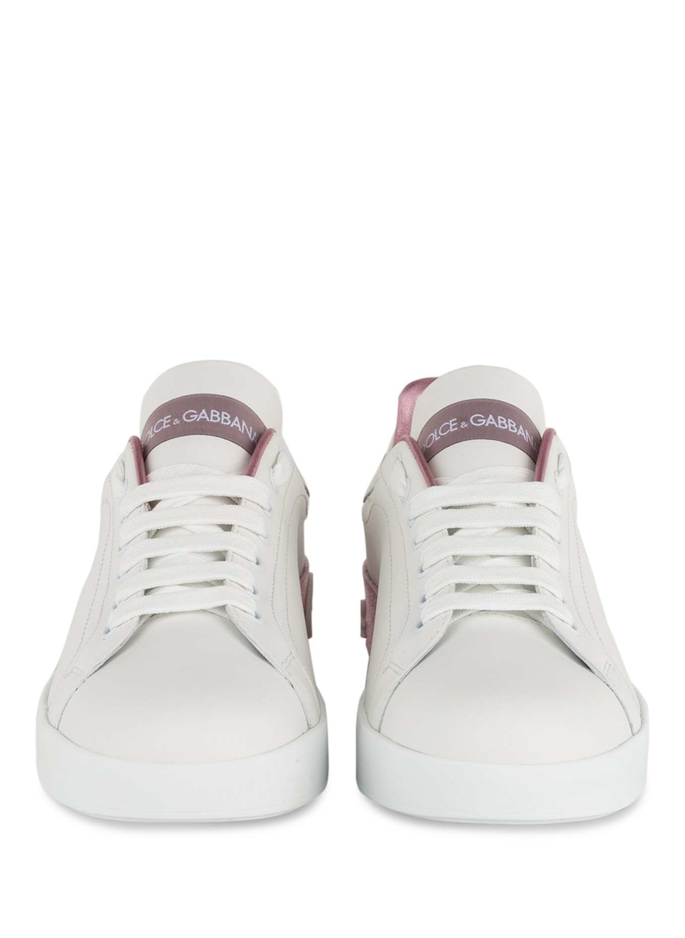 DOLCE & GABBANA Sneakers PORTOFINO, Color: WHITE/ LIGHT PURPLE (Image 3)