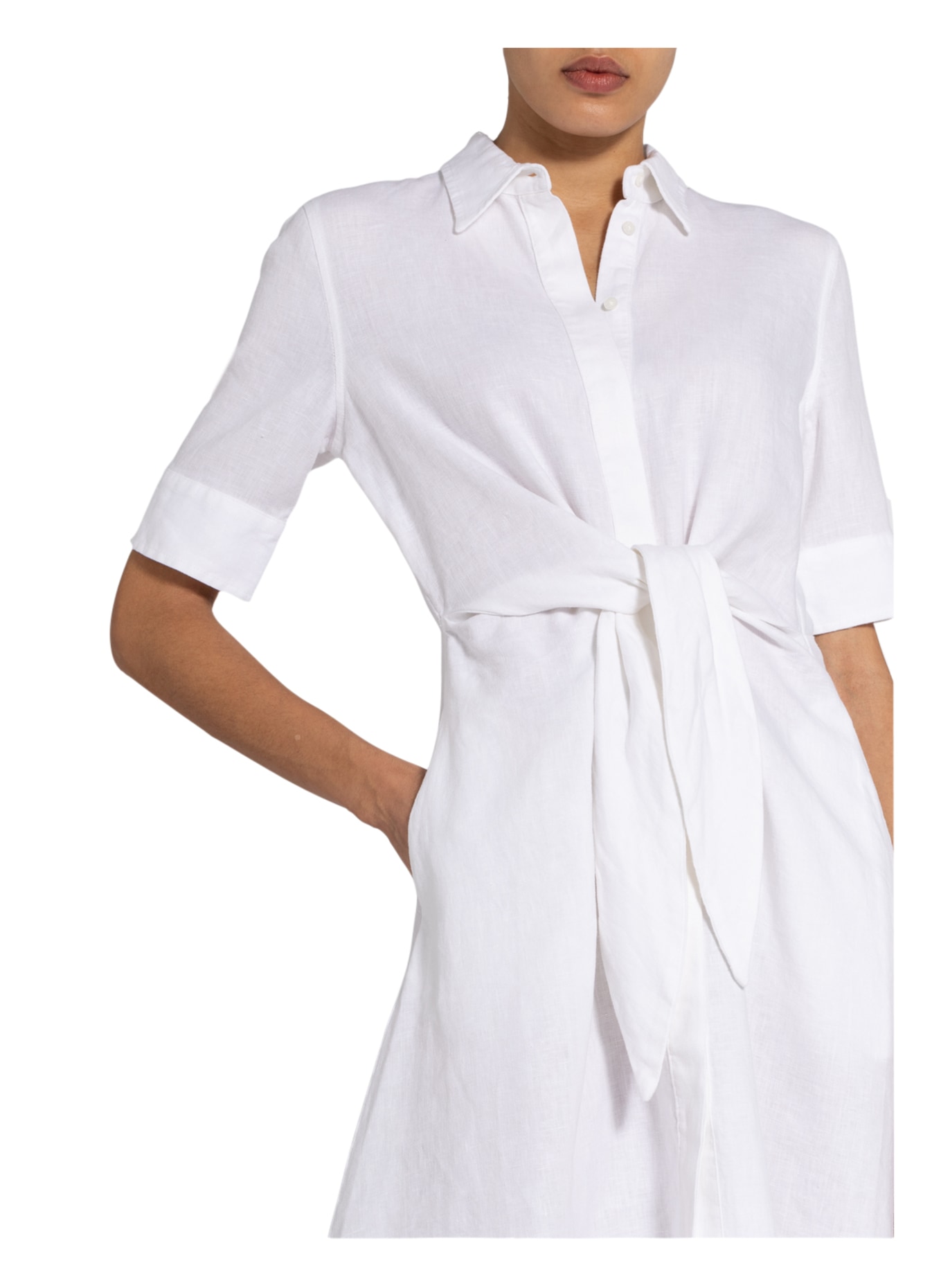 LAUREN RALPH LAUREN Shirt dress WAKANA with 3/4 sleeves, Color: WHITE (Image 4)