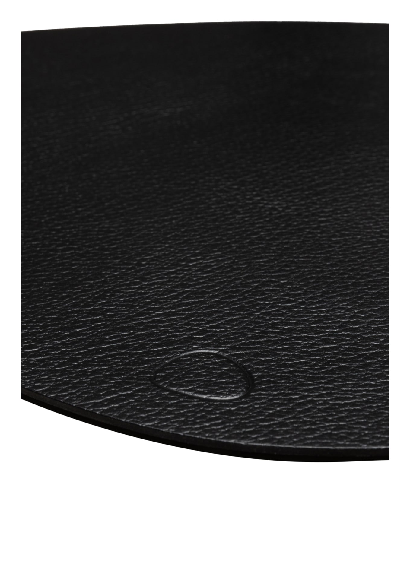 LINDDNA Placemats CURVE L made of leather, Color: BLACK (Image 2)