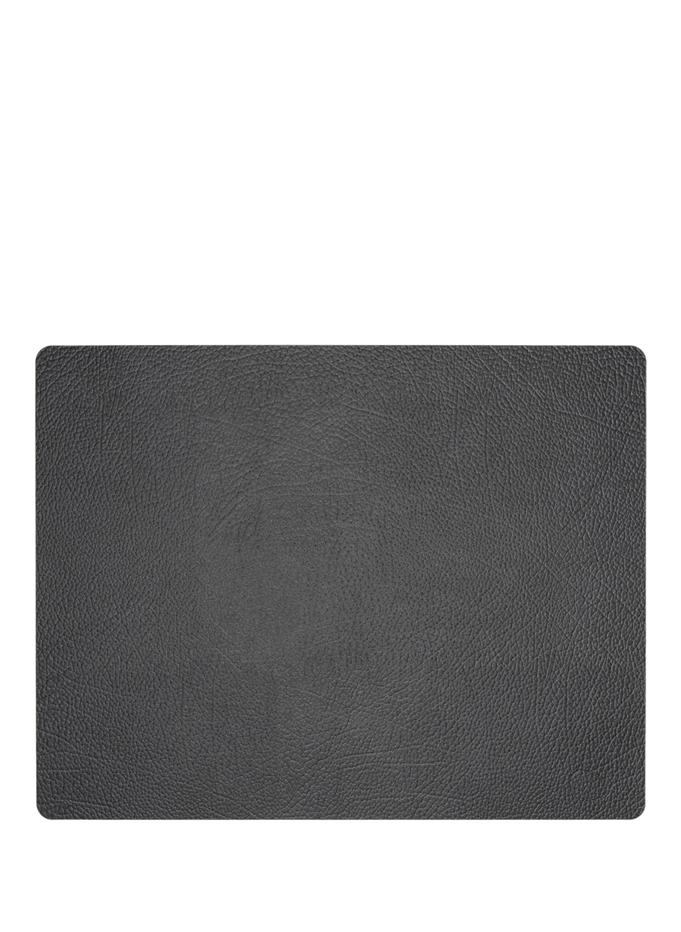 LINDDNA Placemats SQUARE L made of leather, Color: DARK GRAY(Image null)