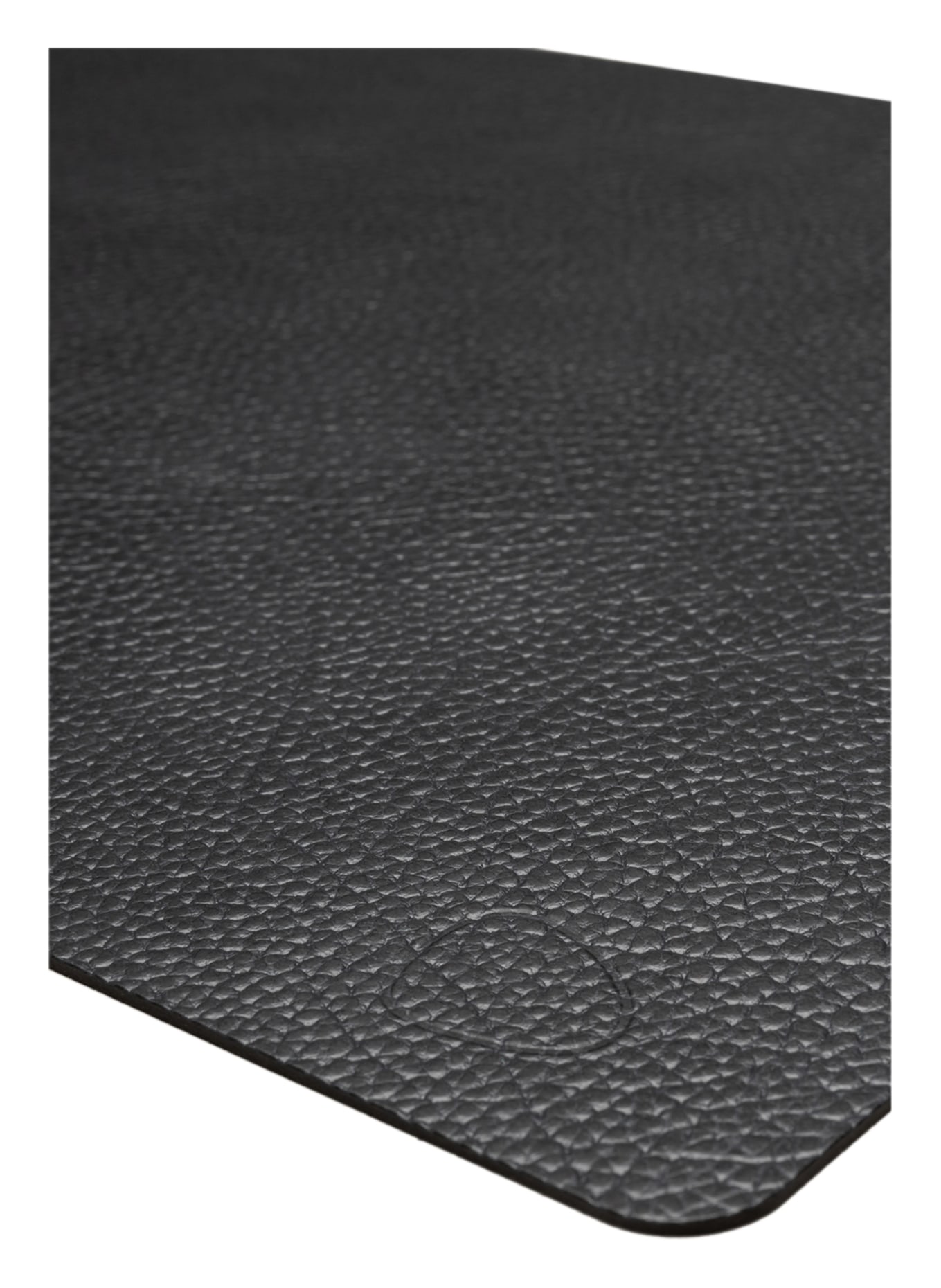LINDDNA Placemats SQUARE L made of leather, Color: DARK GRAY (Image 2)