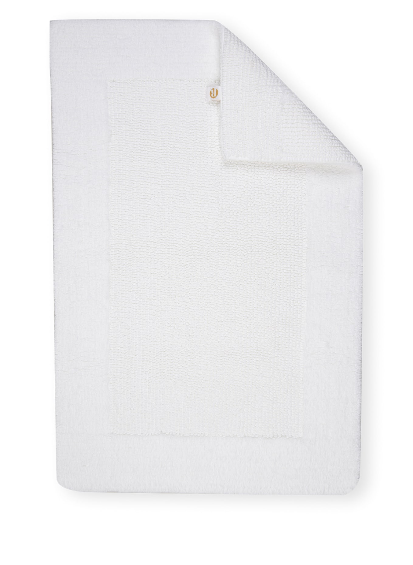 EB HOME Bath mat PRESTIGE reversible, Color: WHITE (Image 1)