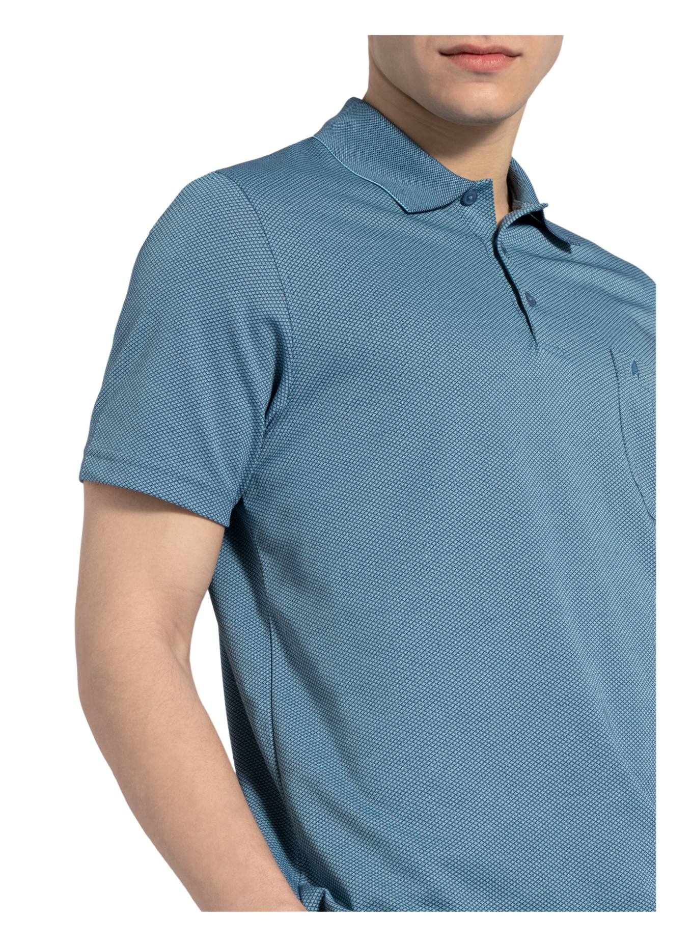 RAGMAN Piqué-Poloshirt: BLAU