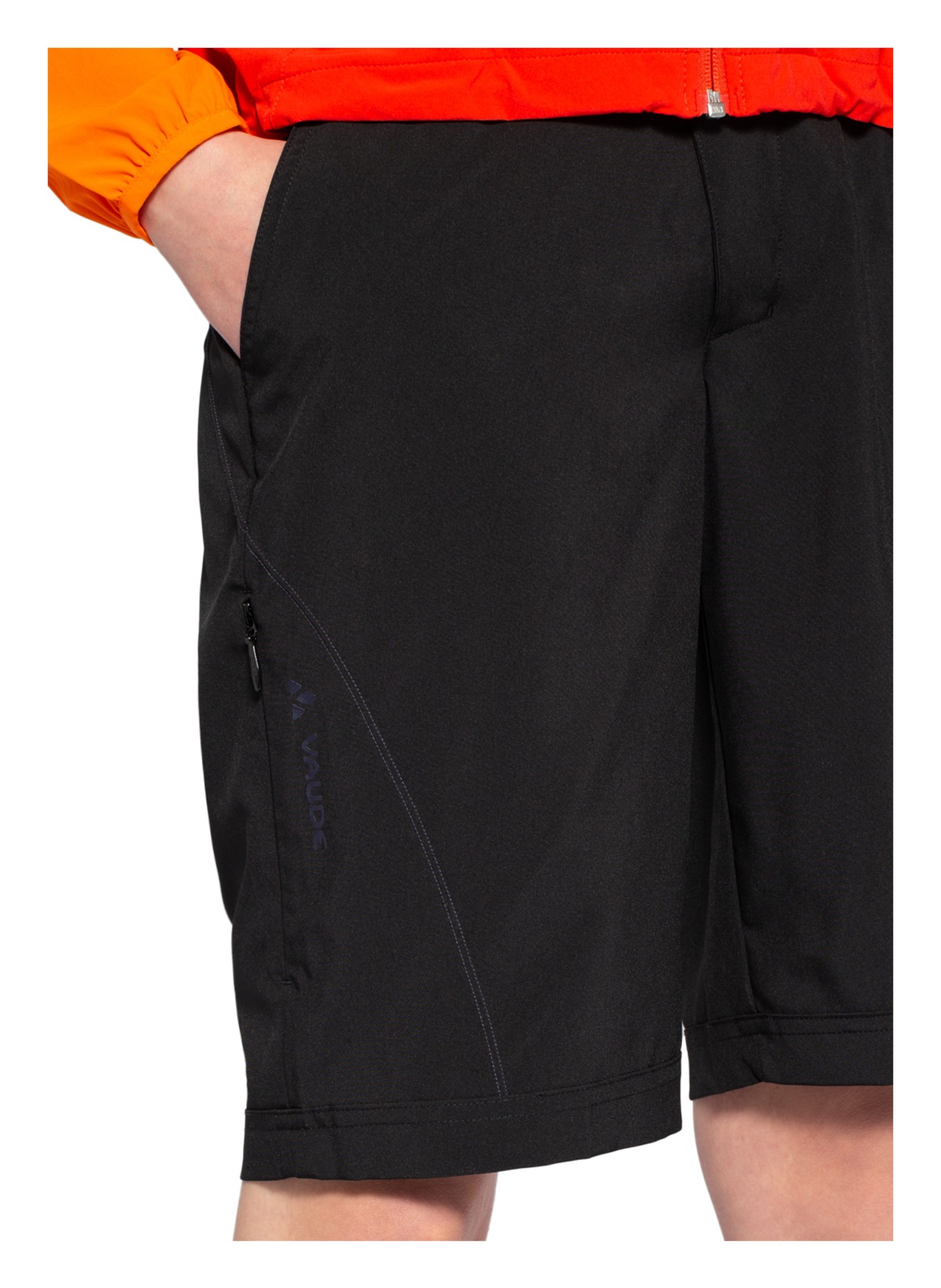 VAUDE Cycling shorts LEDRO with padded inner shorts, Color: BLACK (Image 5)