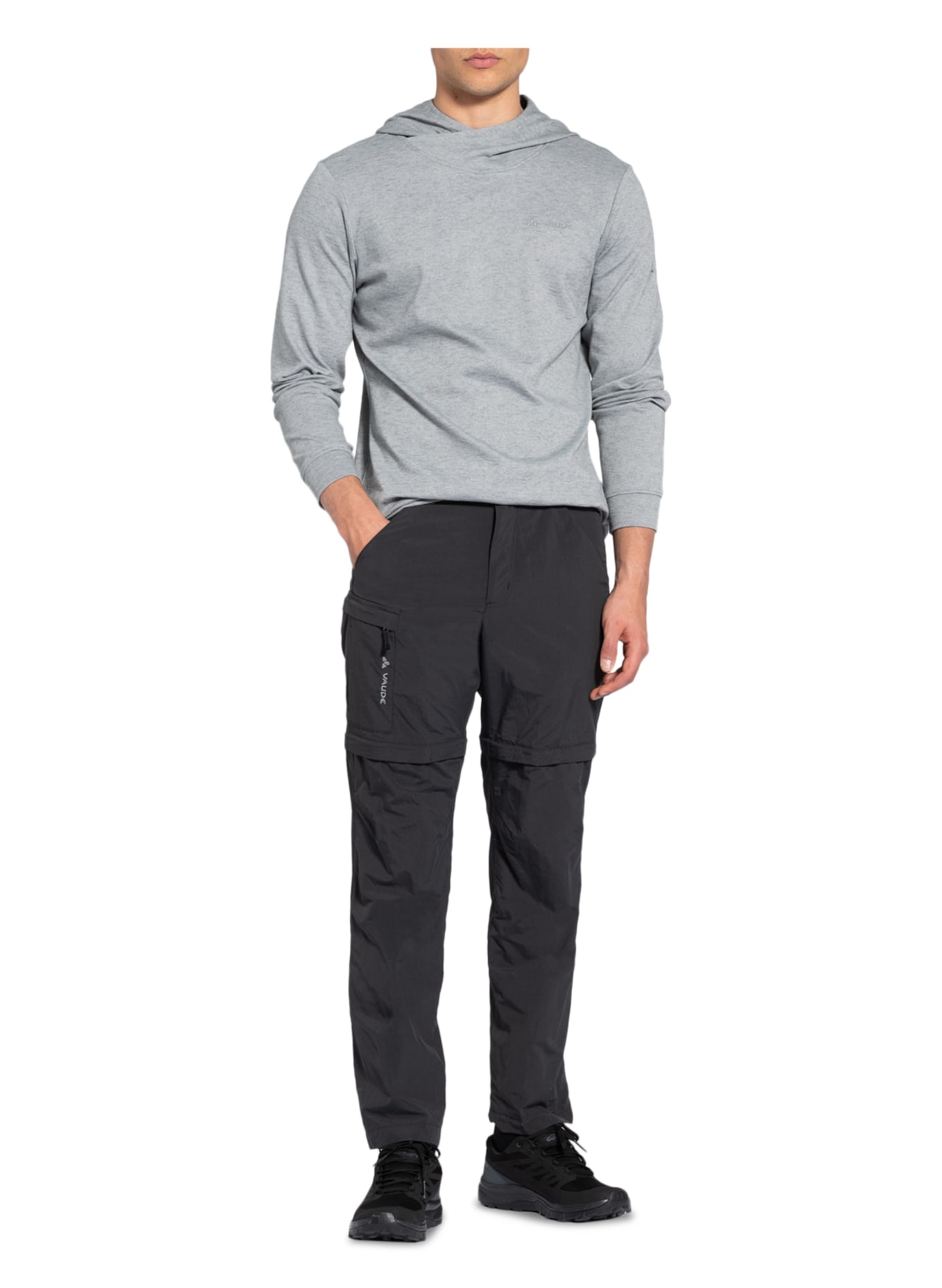 VAUDE Zip-off pants FARLEY, Color: BLACK (Image 2)