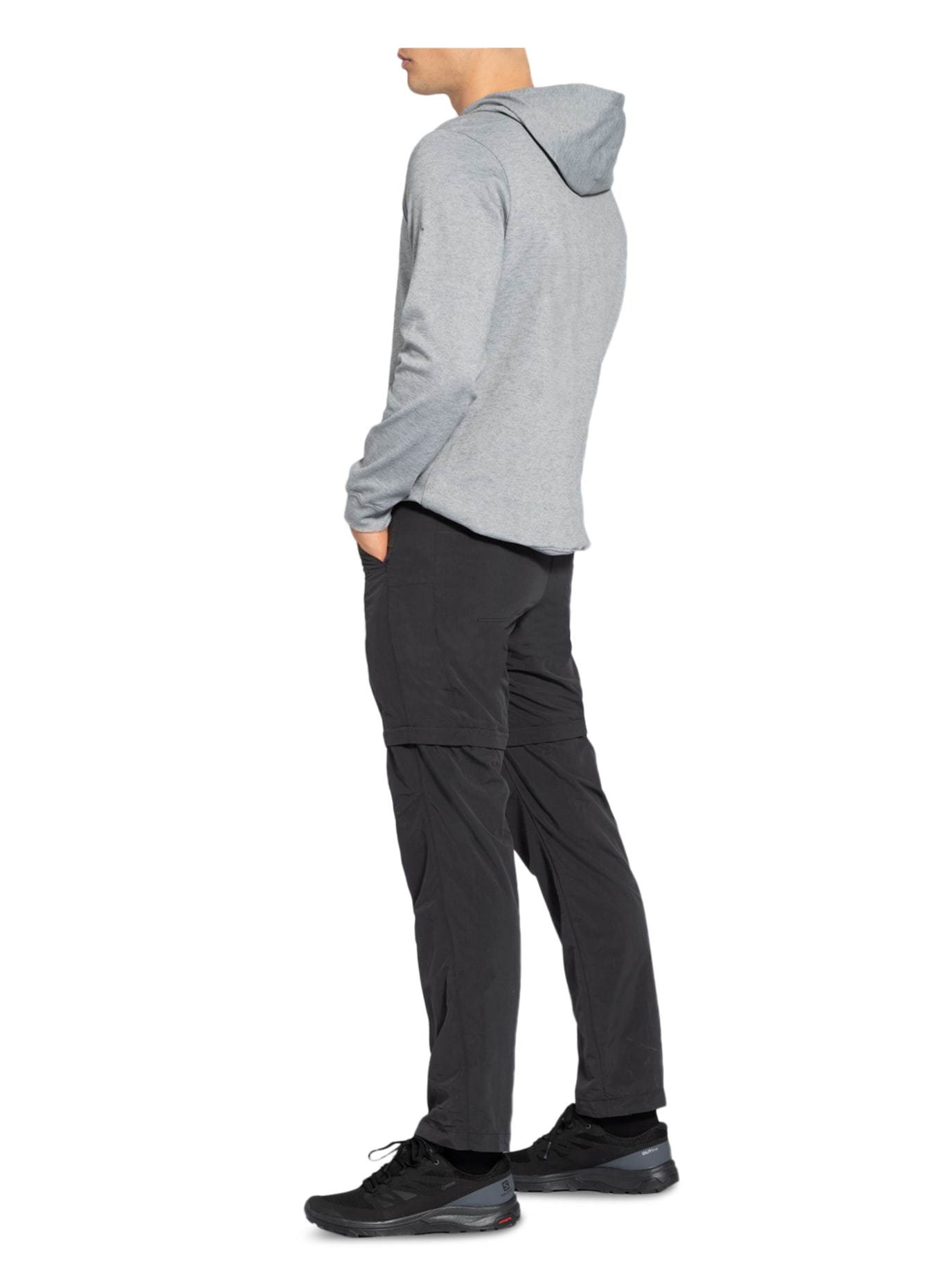 VAUDE Zip-off pants FARLEY, Color: BLACK (Image 4)