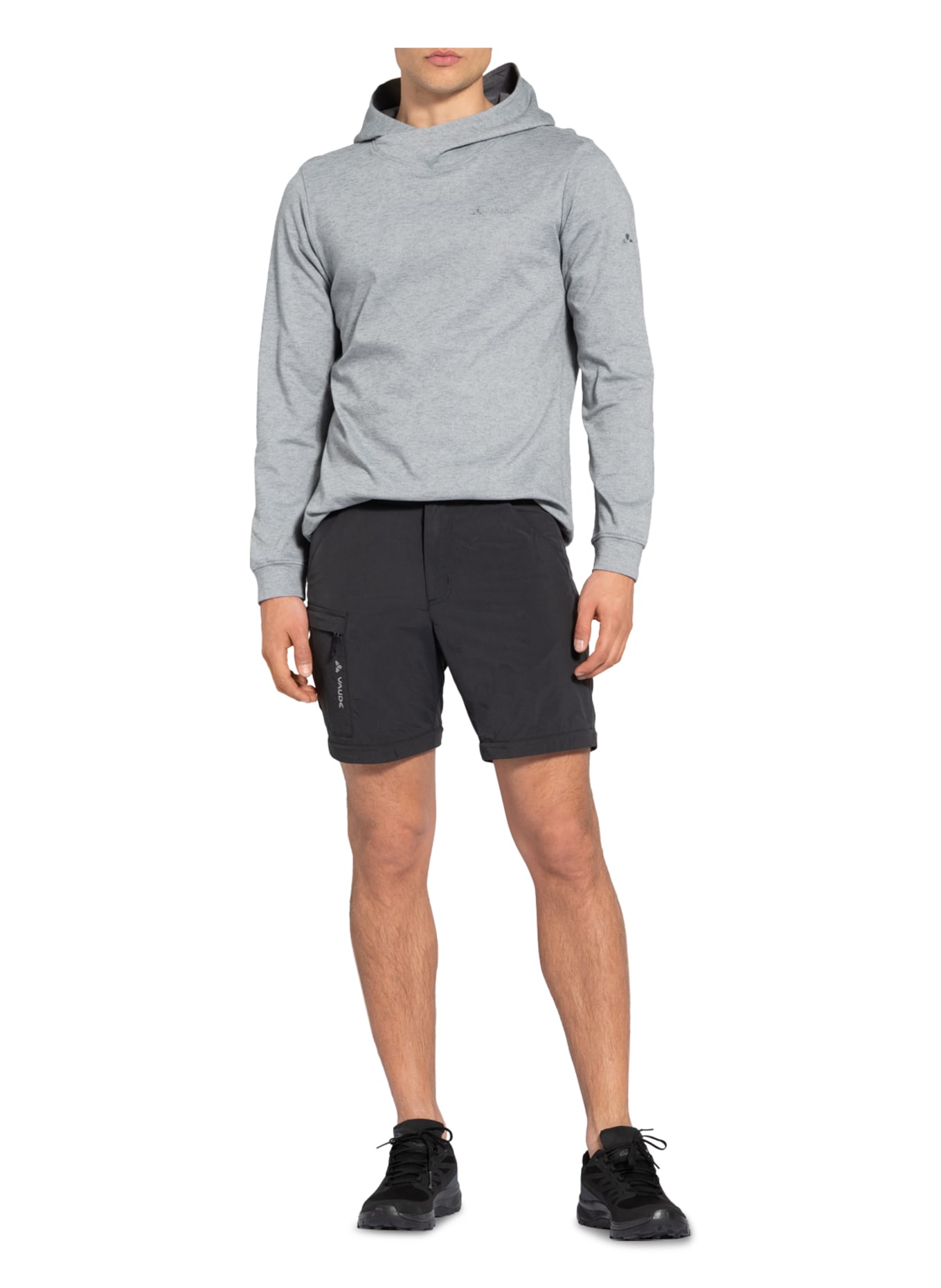 VAUDE Zip-off kalhoty FARLEY: ČERNÁ