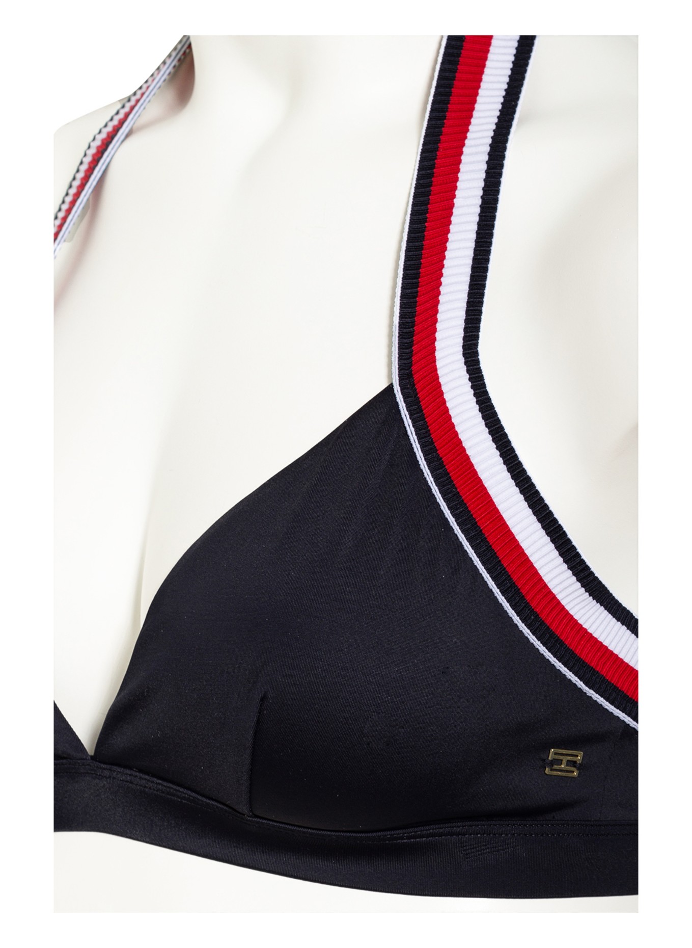 TOMMY HILFIGER Triangel-Bikini-Top , Farbe: DUNKELBLAU/ WEISS/ ROT (Bild 4)
