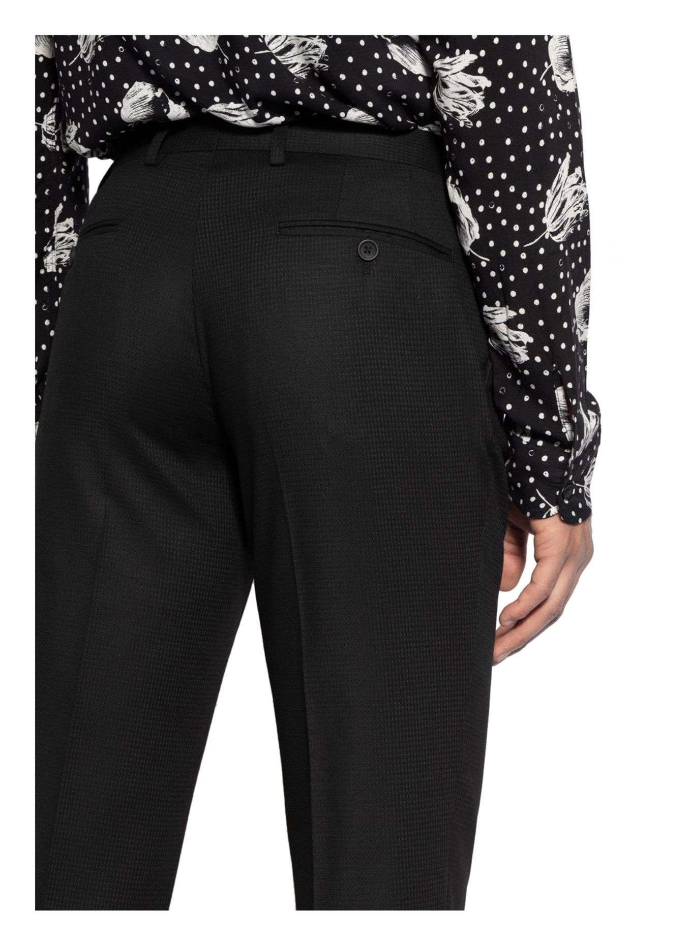 PAUL Spodnie garniturowe slim fit , Kolor: 900 BLACK (Obrazek 6)