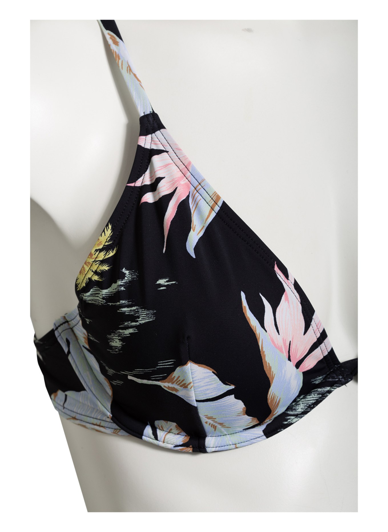 BILLABONG Triangel-Bikini-Top BEYOND THE PALMS, Farbe: SCHWARZ/ HELLBLAU (Bild 4)