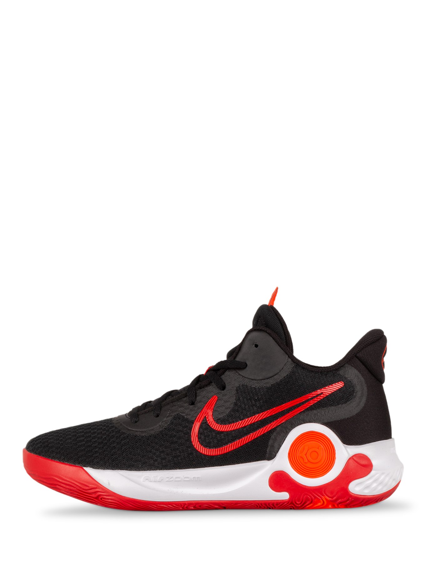 Nike Buty do koszykówki KD TREY 5 IX, Kolor: CZARNY/ CZERWONY (Obrazek 4)