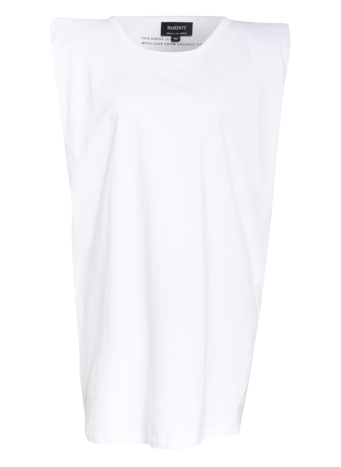 BARDOT Jersey dress, Color: WHITE (Image 1)