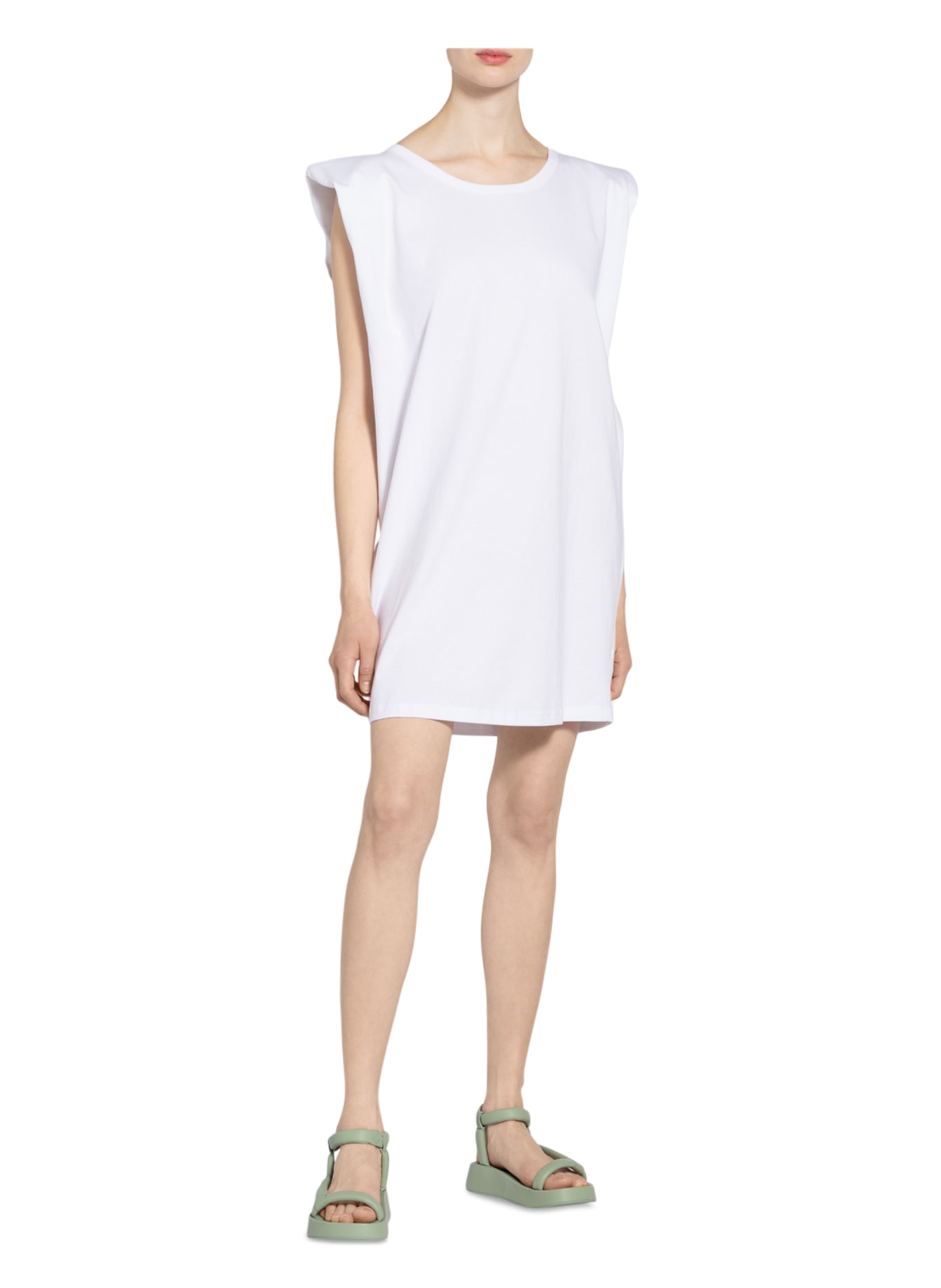 BARDOT Jersey dress, Color: WHITE (Image 2)