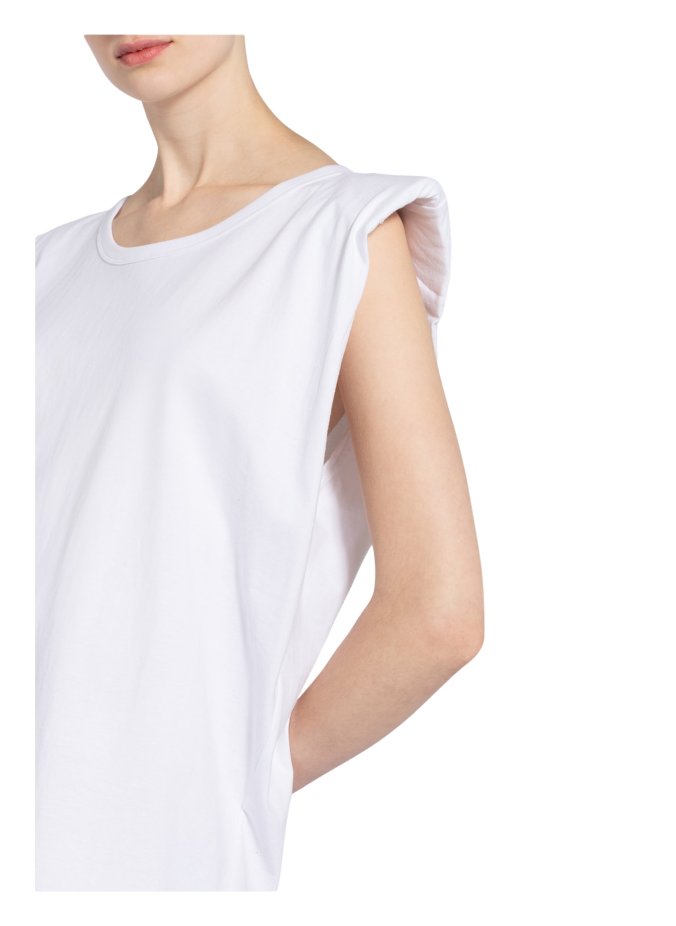 BARDOT Jersey dress, Color: WHITE (Image 4)