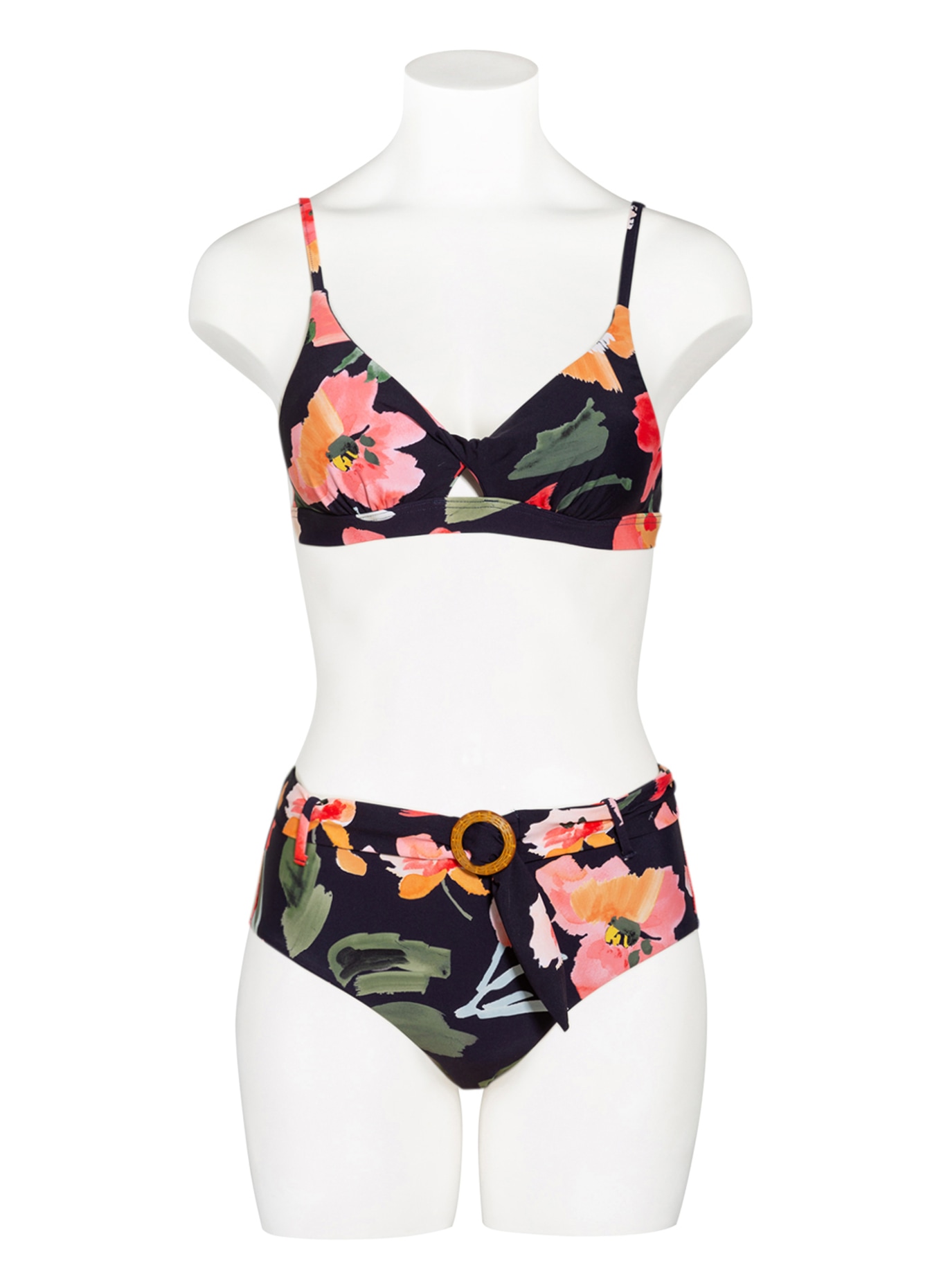 SEAFOLLY Bikini-Hose SUMMER MEMOIRS , Farbe: DUNKELBLAU/ HELLROT/ OLIV (Bild 2)
