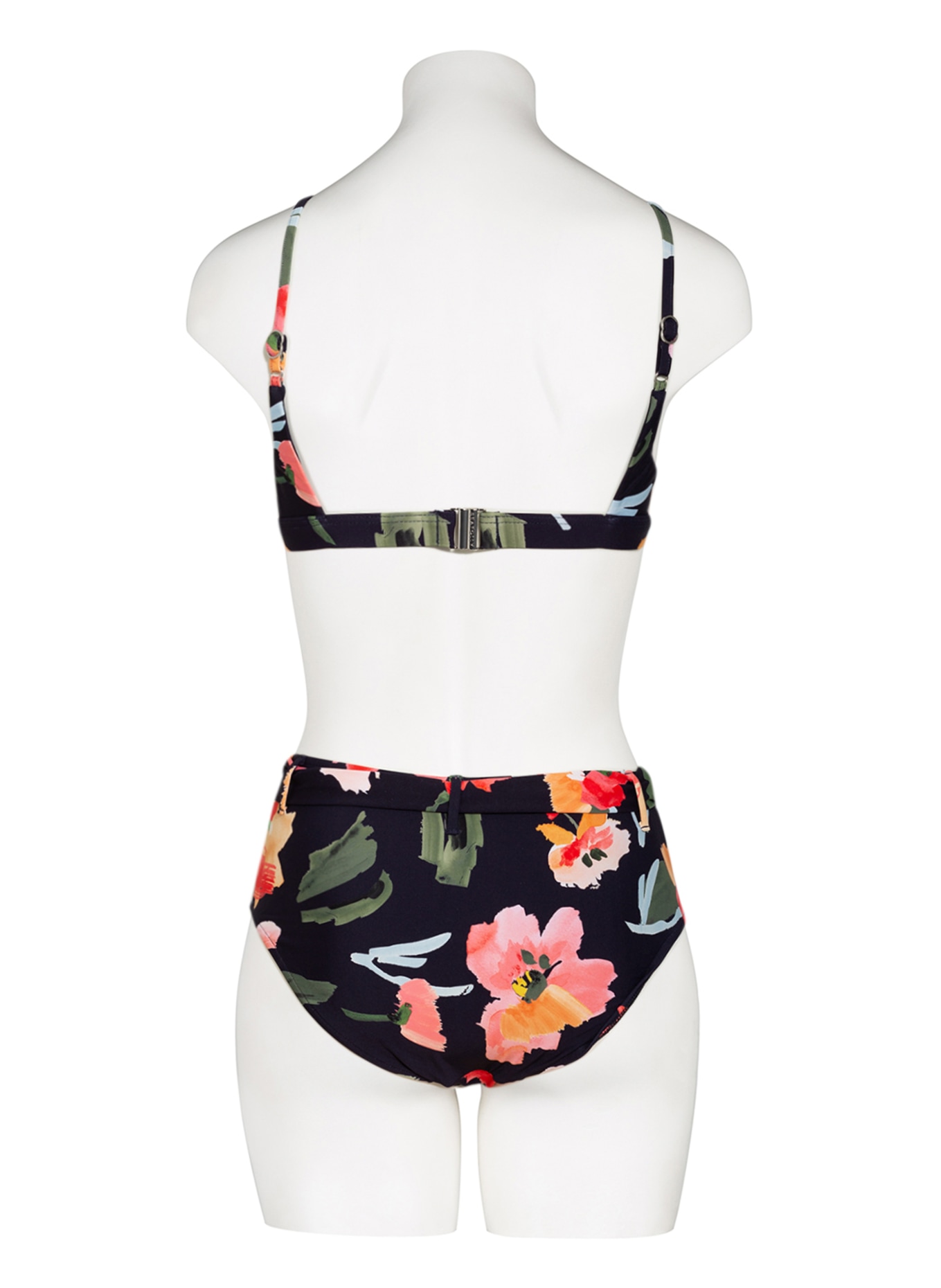 SEAFOLLY Bikini-Hose SUMMER MEMOIRS , Farbe: DUNKELBLAU/ HELLROT/ OLIV (Bild 3)