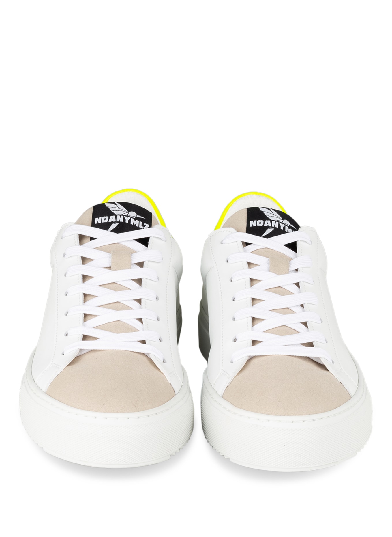 NOANYMLZ Sneaker LEVEL O2, Farbe: WEISS/ BEIGE/ GELB (Bild 3)