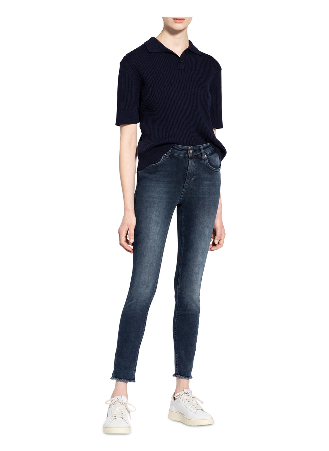 ONLY Skinny jeans, Color: DARK BLUE DENIM (Image 2)