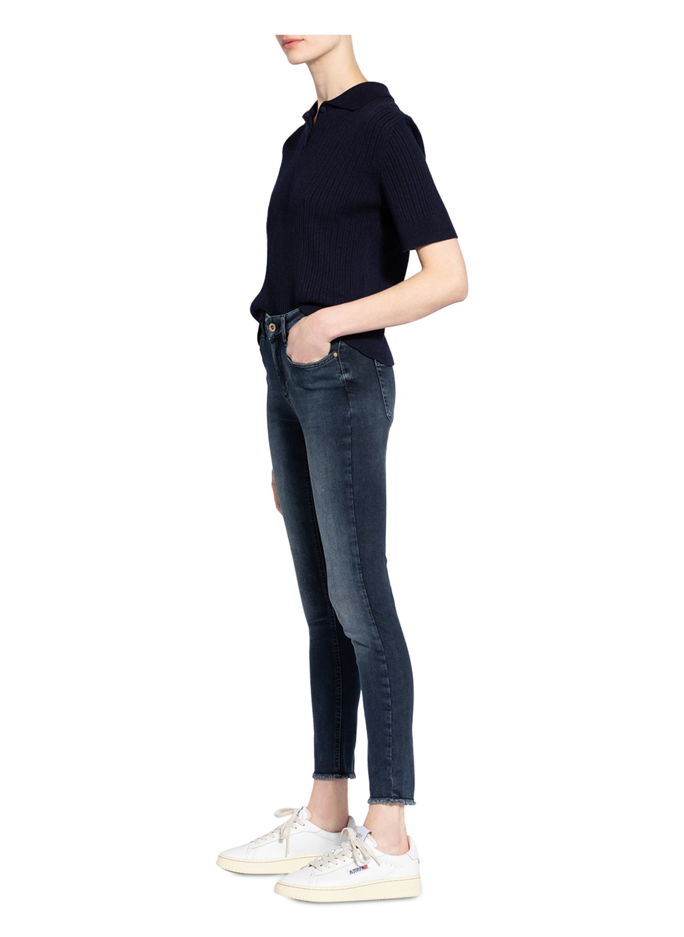 ONLY Skinny jeans, Color: DARK BLUE DENIM (Image 4)