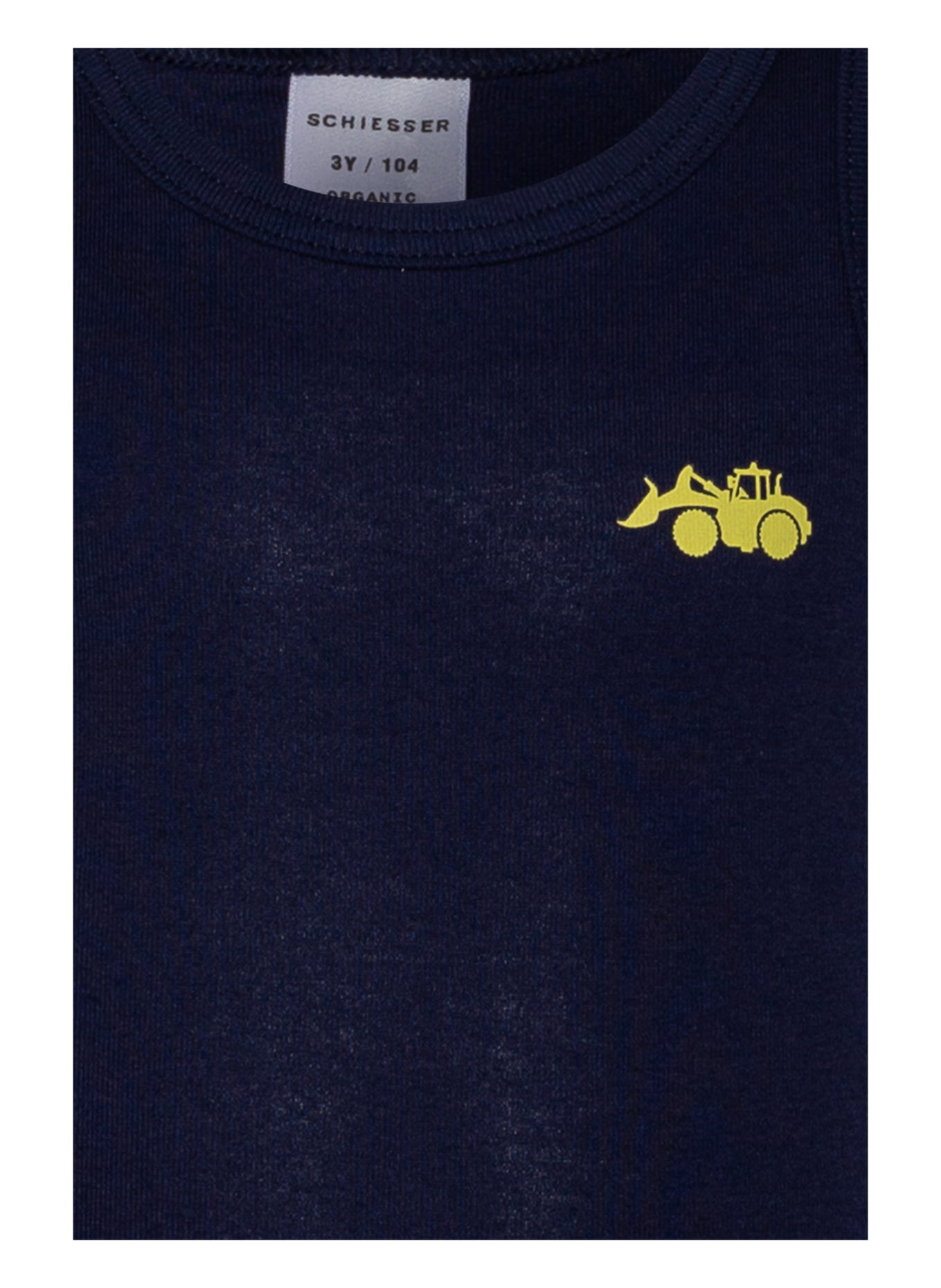 SCHIESSER 2er-Pack Unterhemden , Farbe: WEISS/ DUNKELBLAU (Bild 3)
