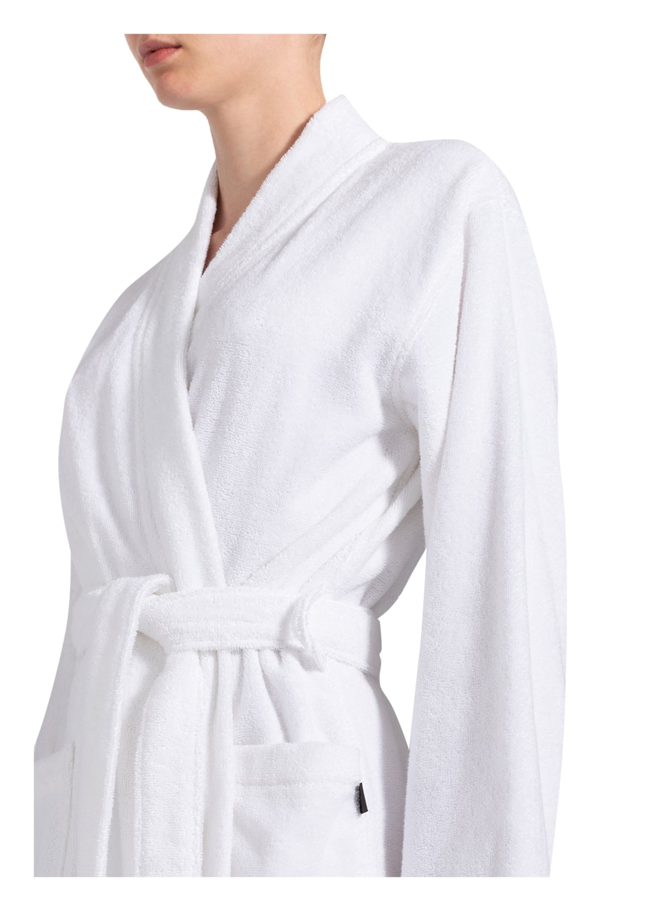 Cawö Women’s bathrobe , Color: WHITE (Image 4)
