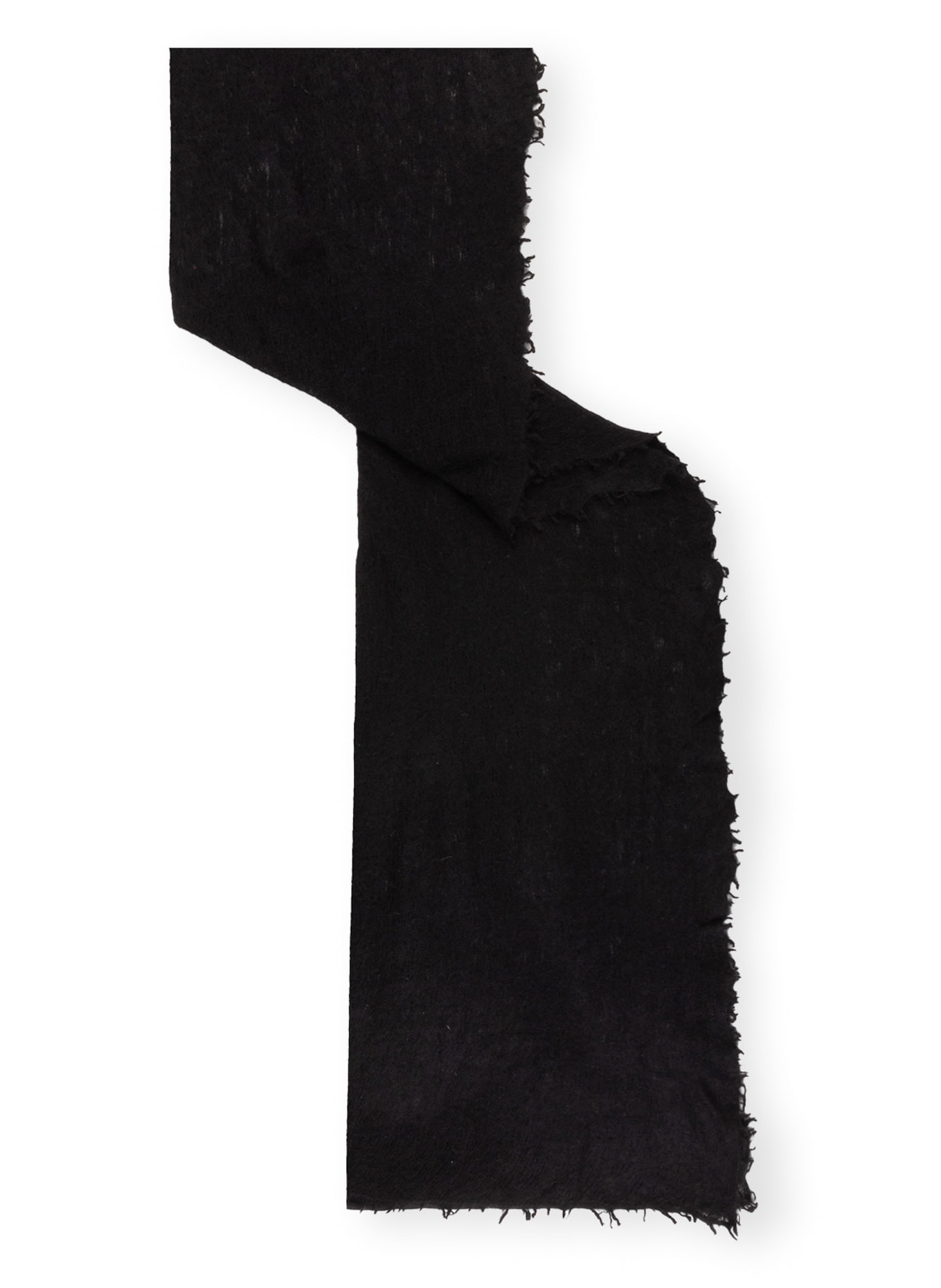 Bakaree Cashmere scarf, Color: BLACK (Image 2)