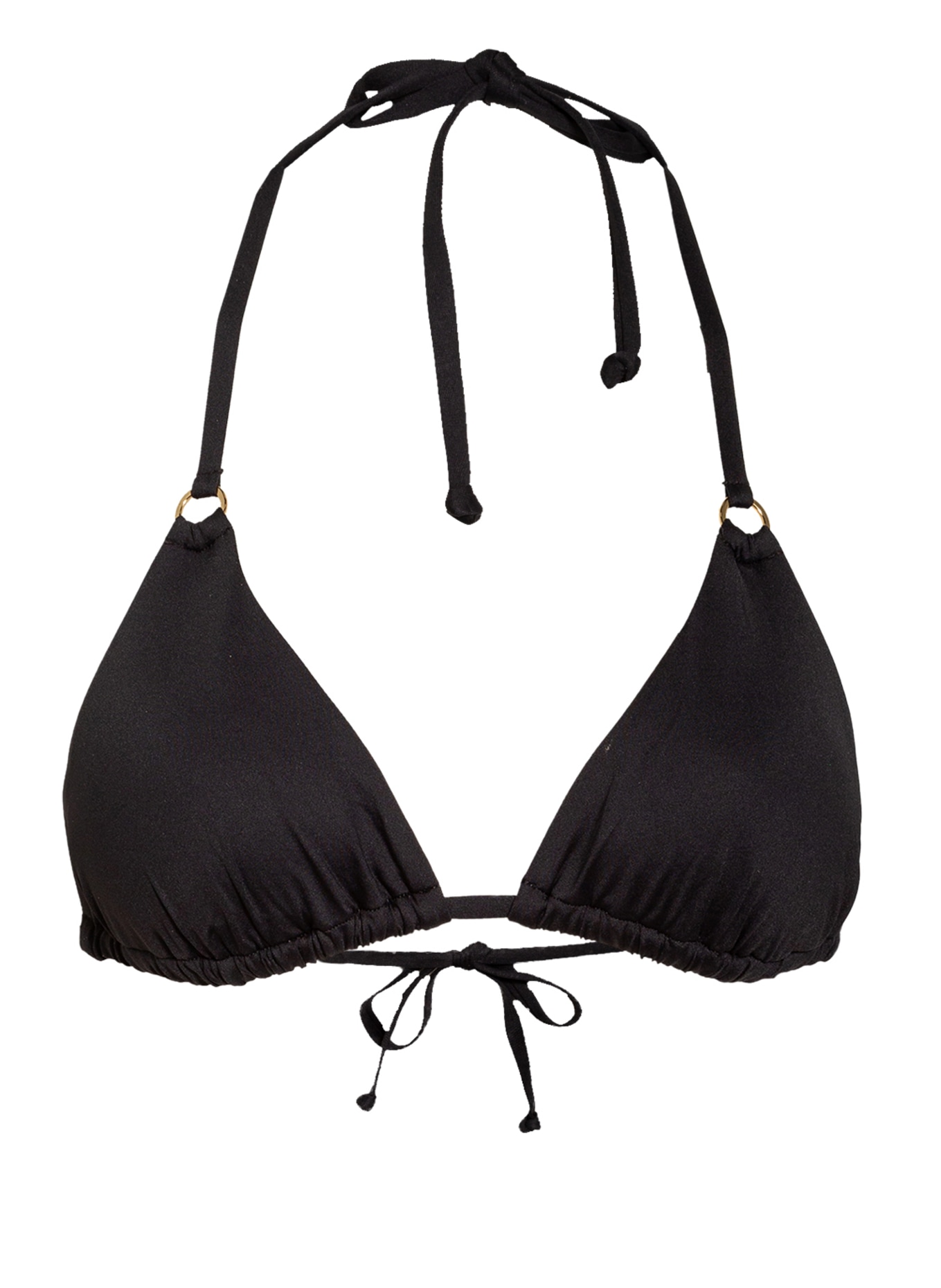 Hot Stuff Triangel-Bikini-Top SOLIDS BLACK, Farbe: SCHWARZ (Bild 1)