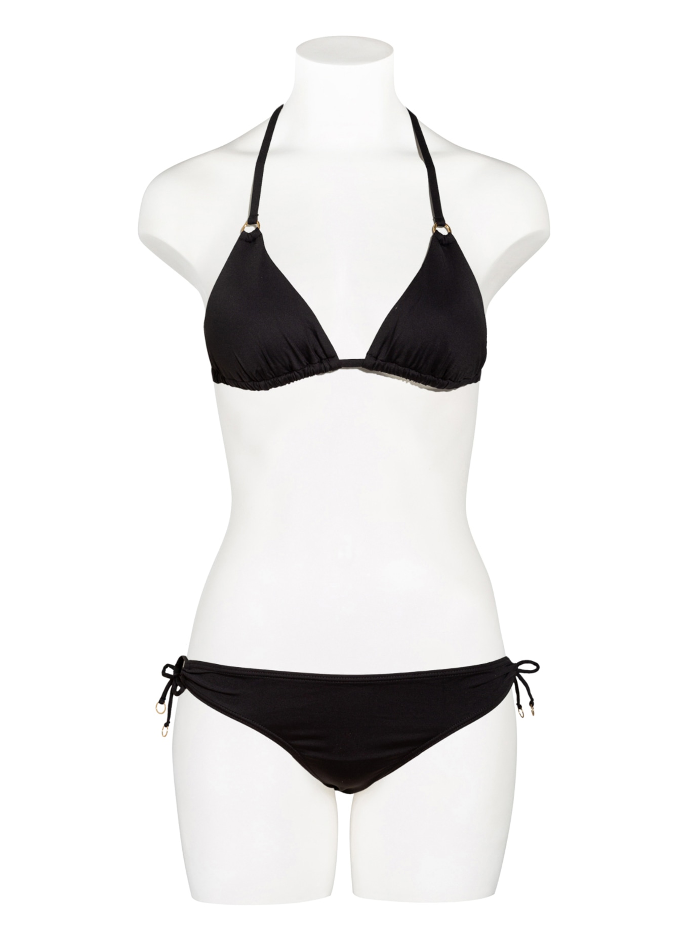Hot Stuff Triangel-Bikini-Top SOLIDS BLACK, Farbe: SCHWARZ (Bild 2)