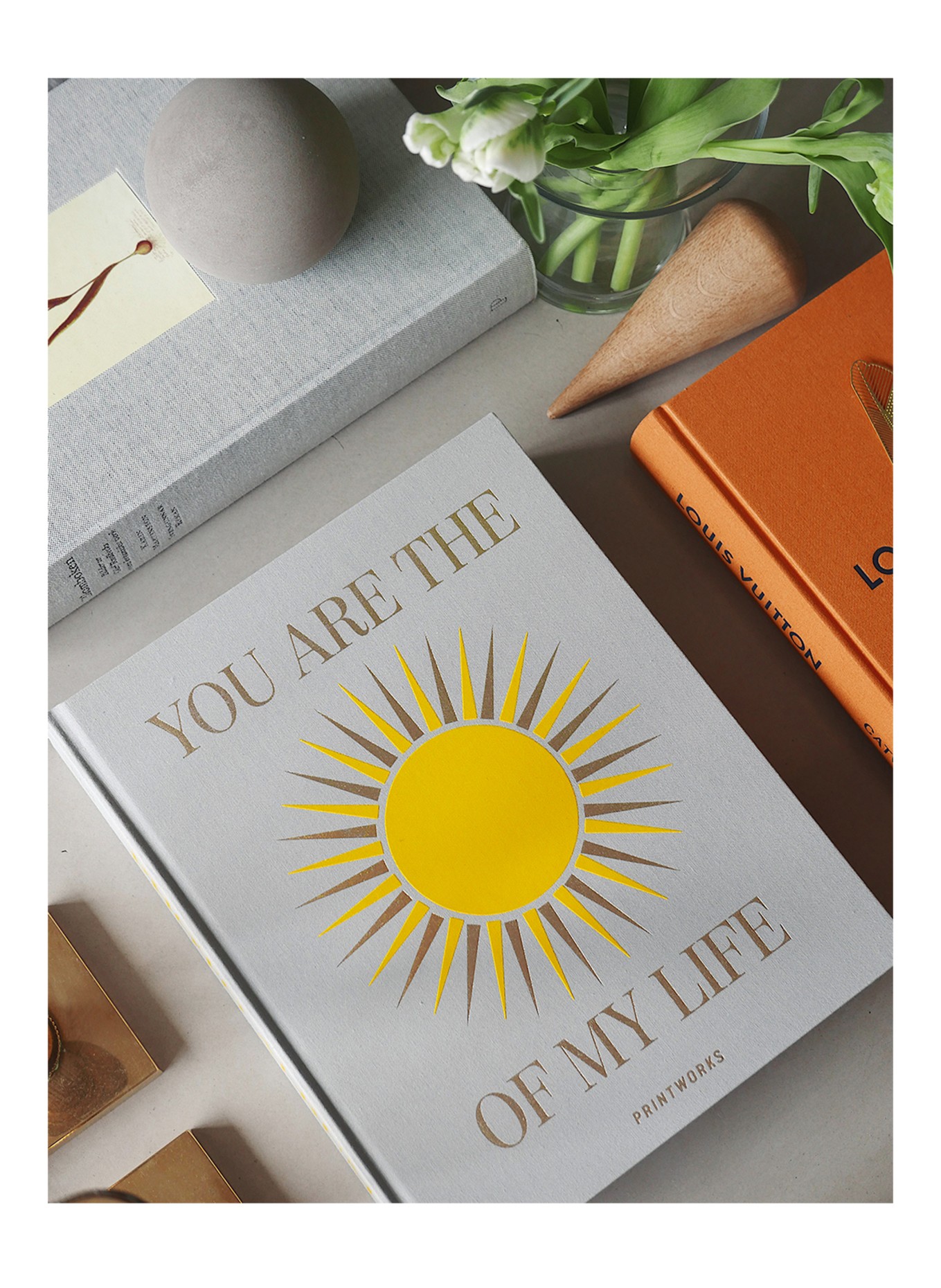 PRINTWORKS Photo album YOU ARE THE SUNSHINE, Color: GRAY/ GOLD/ DARK YELLOW (Image 3)